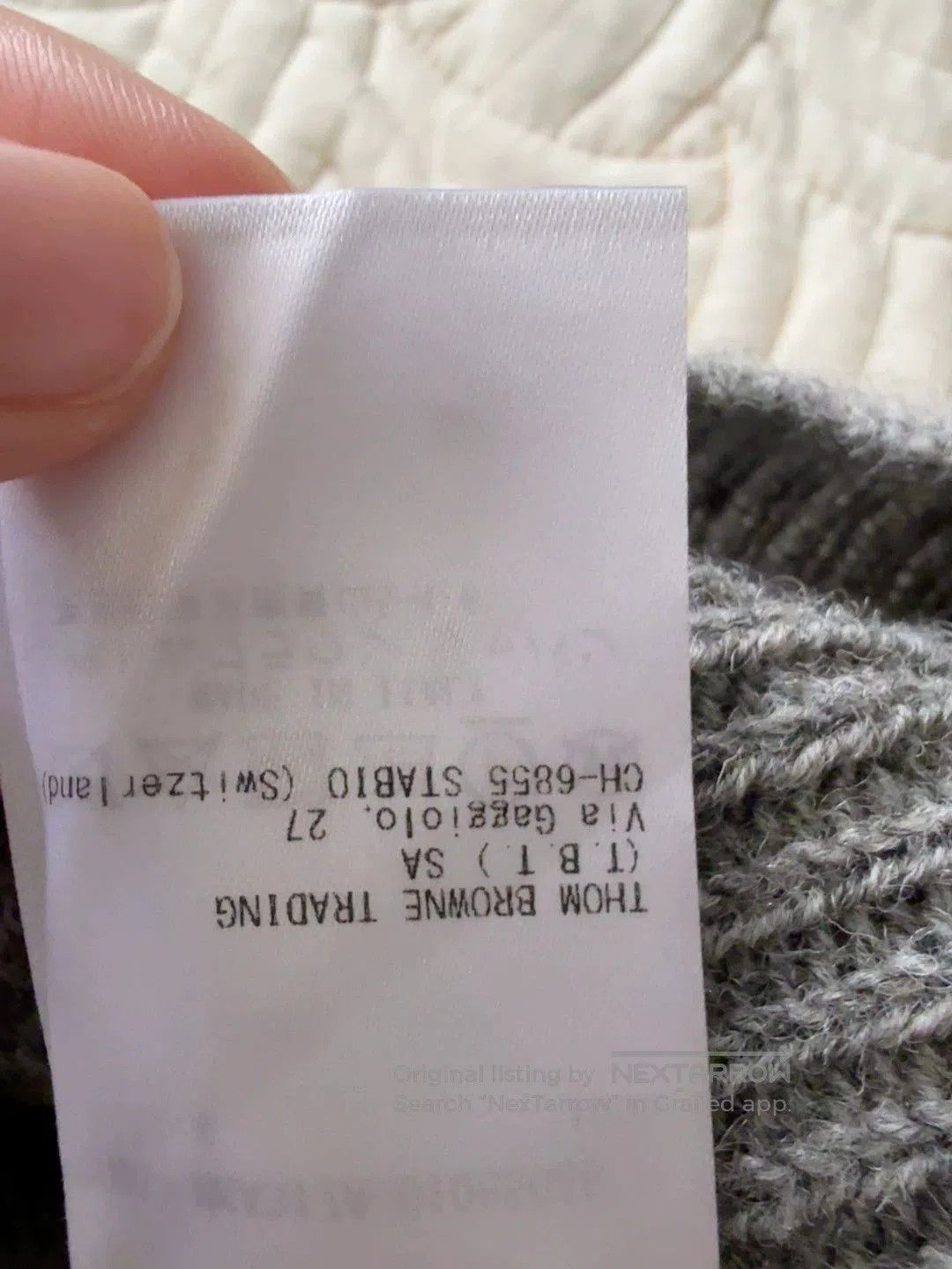 Thom Browne Thom Browne Wool Sweater Size 3. Size US L / EU 52-54 / 3 - 6 Thumbnail