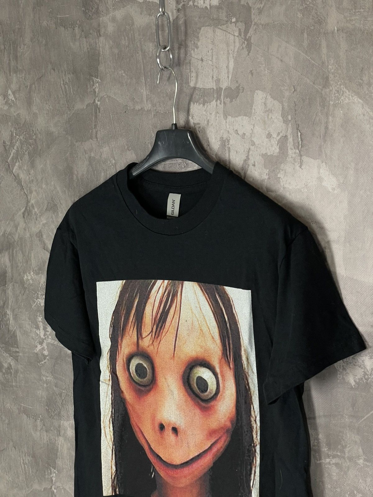 Japanese Brand × Vintage Vintage Scary Face Big Logo Y2K Momo T shirt Size US S / EU 44-46 / 1 - 6 Thumbnail