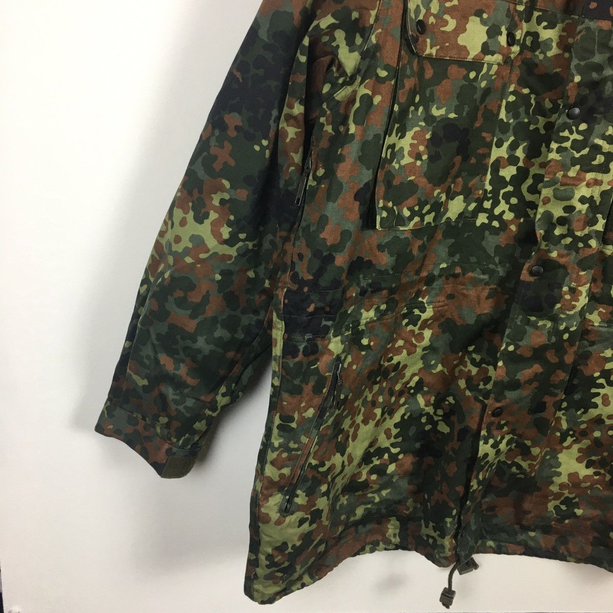 Vintage Vtg 98 Scharrer Untergrb German Camouflage Field Jacket Size US L / EU 52-54 / 3 - 7 Thumbnail