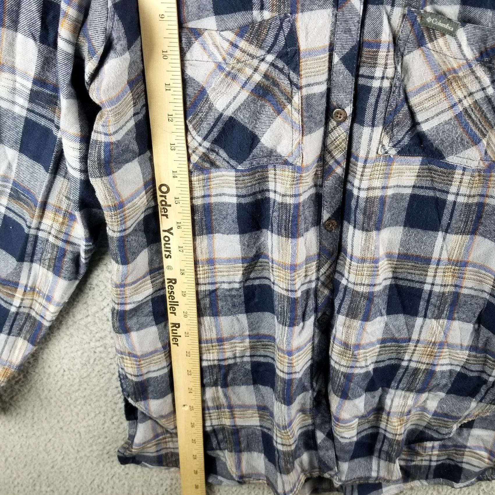 Vintage Columbia Flannel Tunic Shirt Women’s Medium Plaid Button-Up Outdoor Shirt Size M / US 6-8 / IT 42-44 - 4 Thumbnail