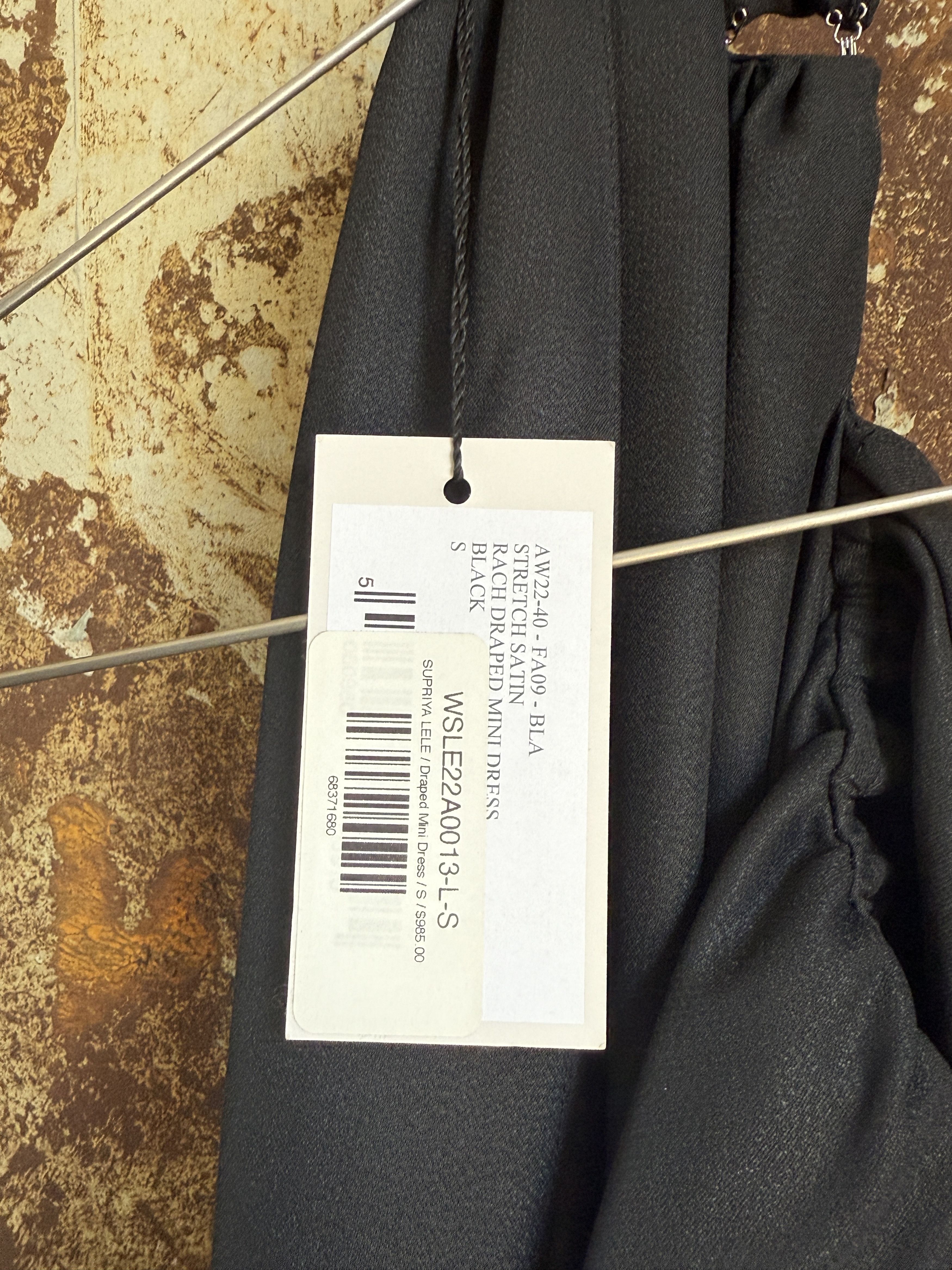 Other $985 NWT SUPRIYA LELE DRAPED MINI DRESS Size S / US 4 / IT 40 - 9 Thumbnail