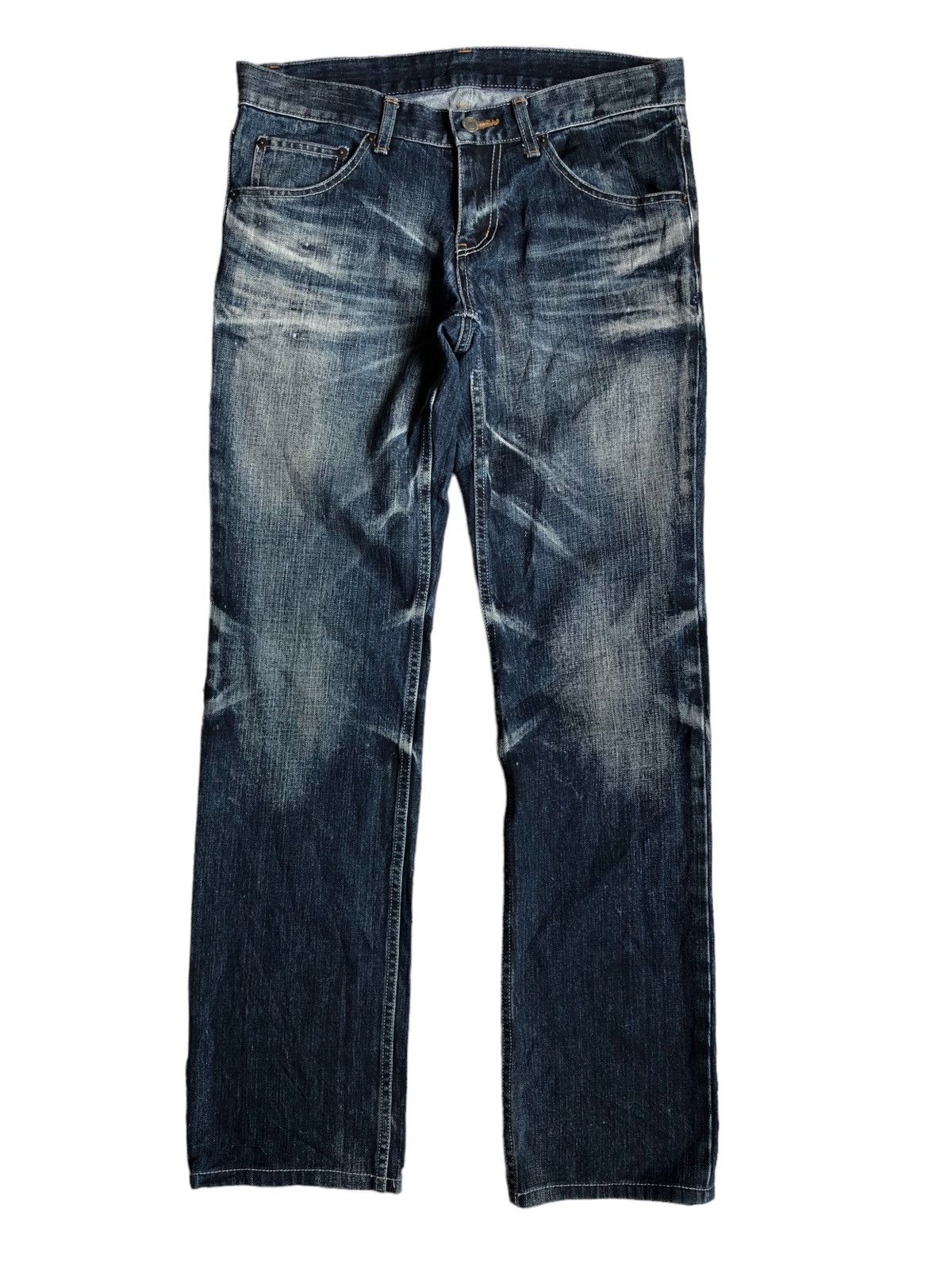 image of If Six Was Nine x Le Grande Bleu L G B Modern Lovers Jeans in Blue Wash (Size 31)