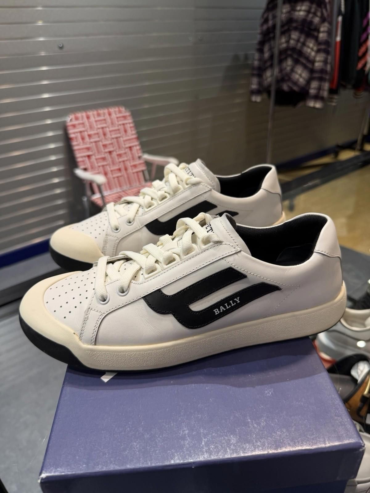 Bally Bally Shoes Mens Competition Leather Sneakers 8.5US Size US 8.5 / EU 41-42 - 3 Thumbnail