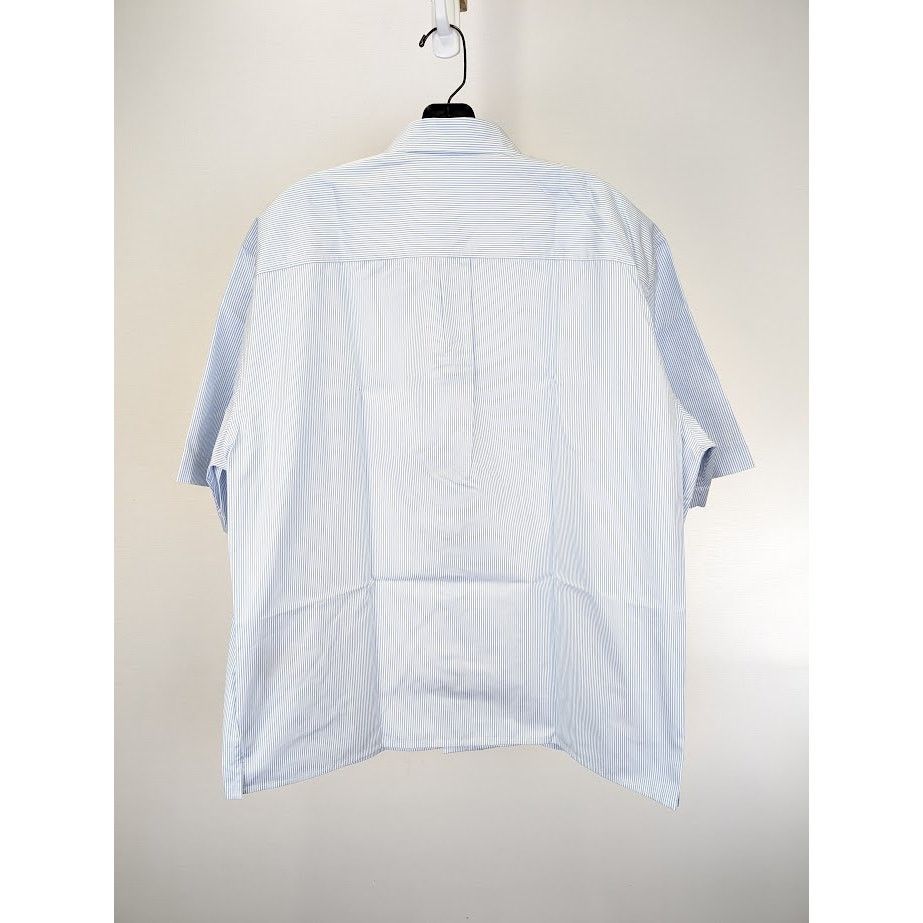 Bottega Veneta o1rshd1 Cotton Striped Shirt in White/Blue Size US M / EU 48-50 / 2 - 12 Thumbnail
