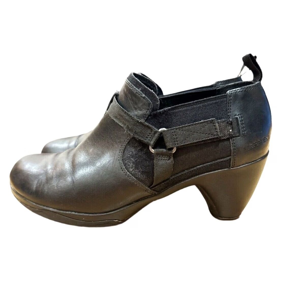 Merrell Merrell Evera Rush Women's Boots Heeled Ankle Booties Black Leather Harness 8 Size US 8 / IT 38 - 6 Thumbnail