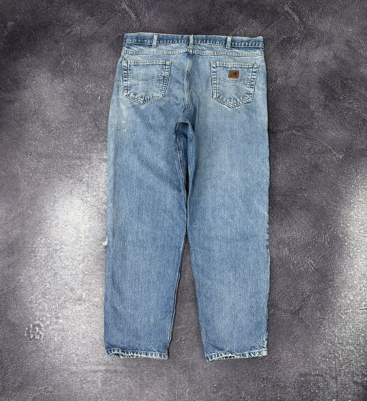 Carhartt Vintage Carhartt Faded Blue USA Denim Hype Baggy Jeans Size US 40 / EU 56 - 1 Thumbnail