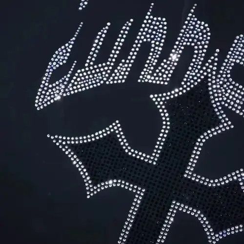 Designer × Vintage Y2K Fashion Hoodie Rhinestones Size US M / EU 48-50 / 2 - 3 Thumbnail