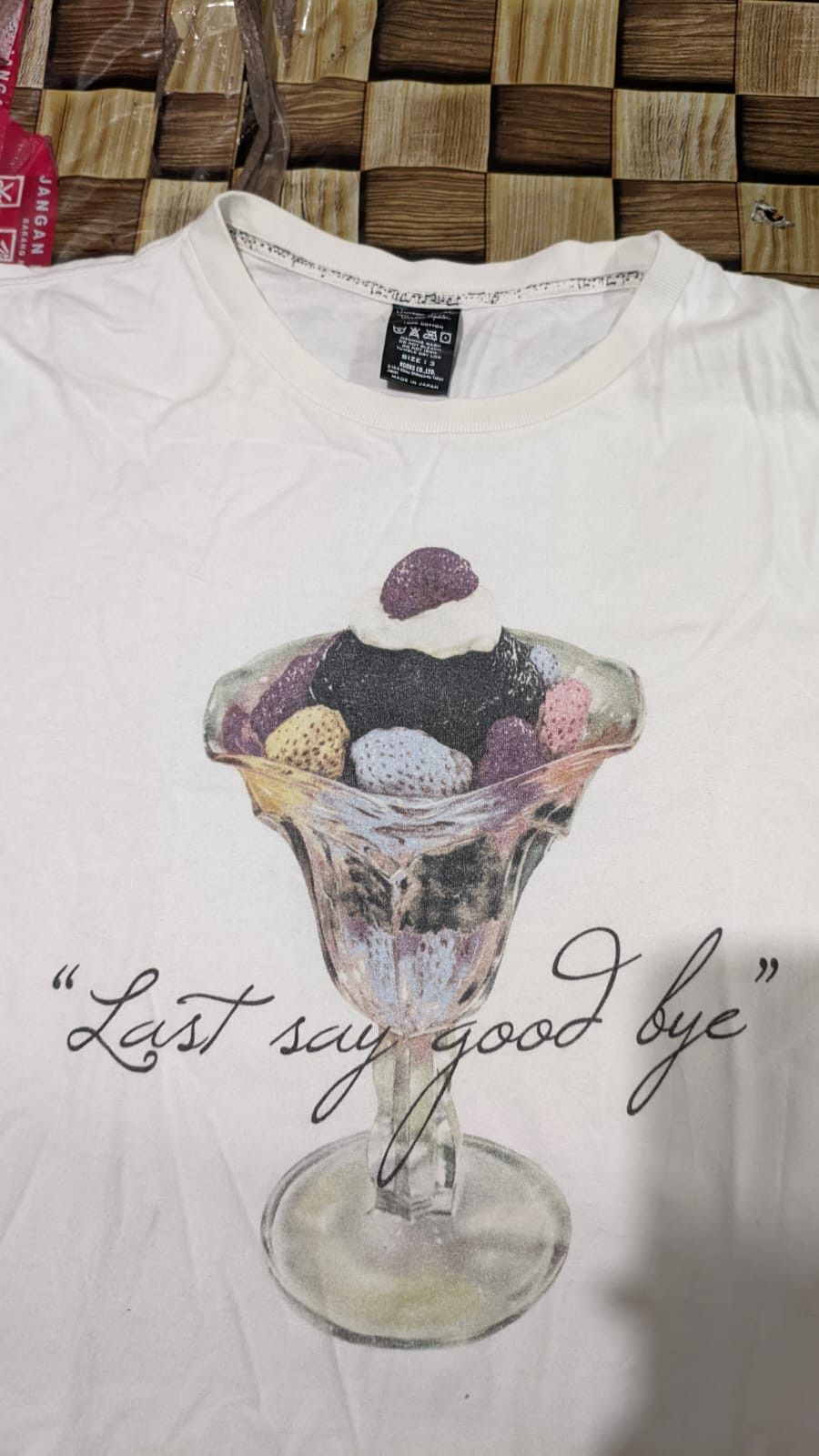 Number (N)ine Number Nine “Last Say Goodbye” Eyescream T-Shirt