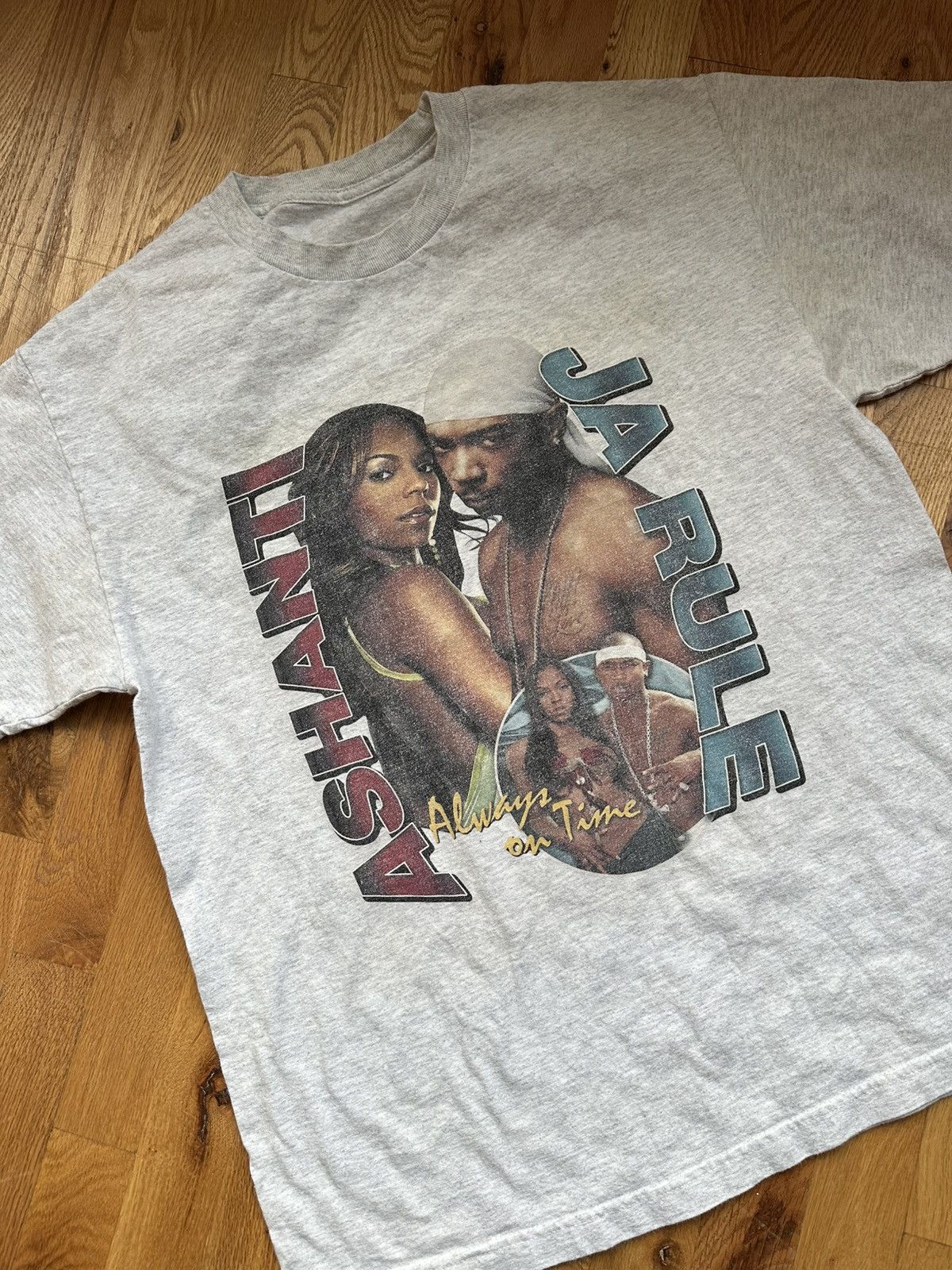 Vintage Vintage Ja Rule x Ashanti Rap T Shirt Size US L / EU 52-54 / 3 - 1 Thumbnail