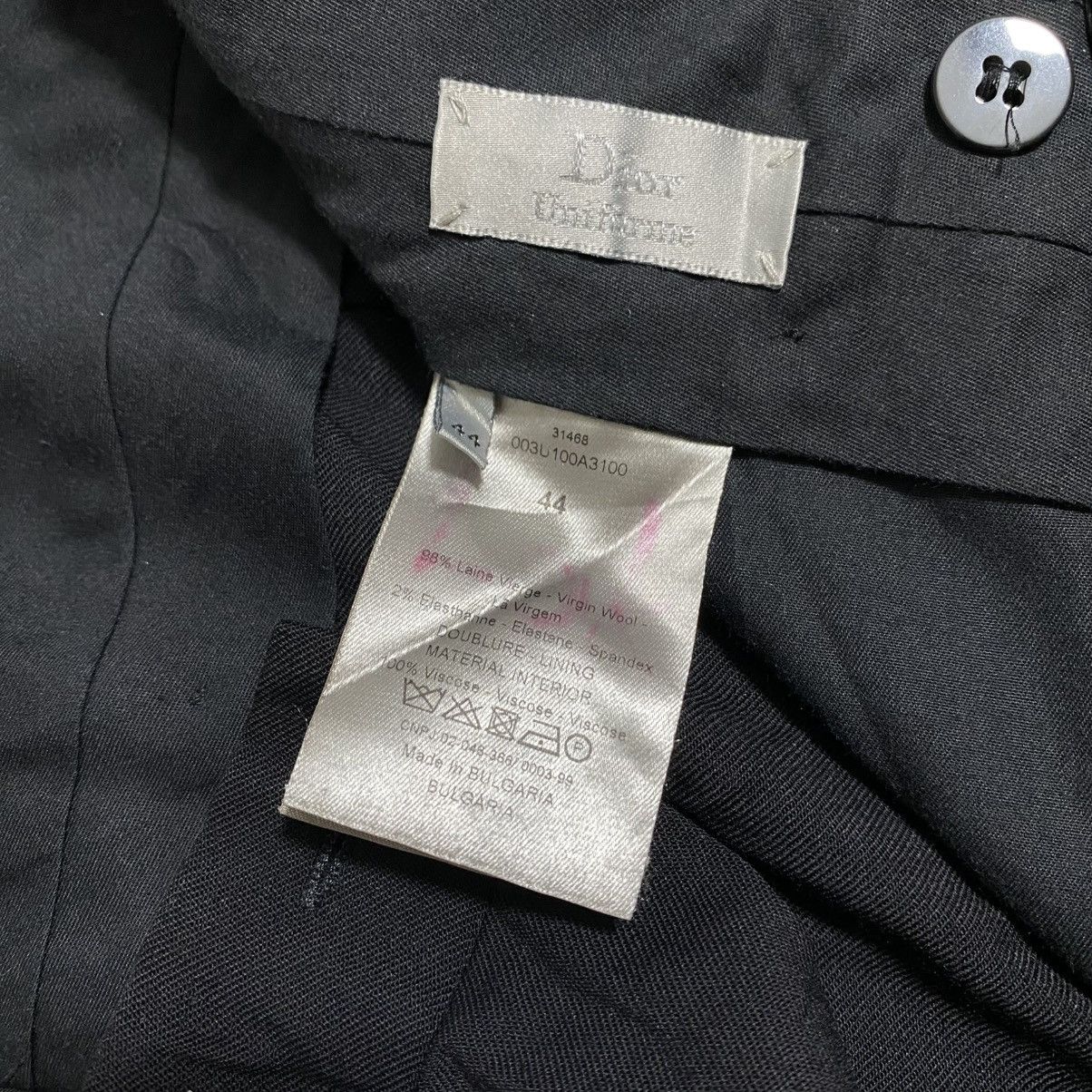 Dior DIOR UNIFORM BLACK TROUSER Size 30" / US 8 / IT 44 - 2 Thumbnail