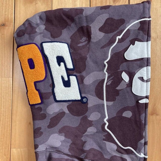 Bape BAPE CAMO APE Head full zip hoodie burgundy a bathing ape Size US M / EU 48-50 / 2 - 5 Thumbnail