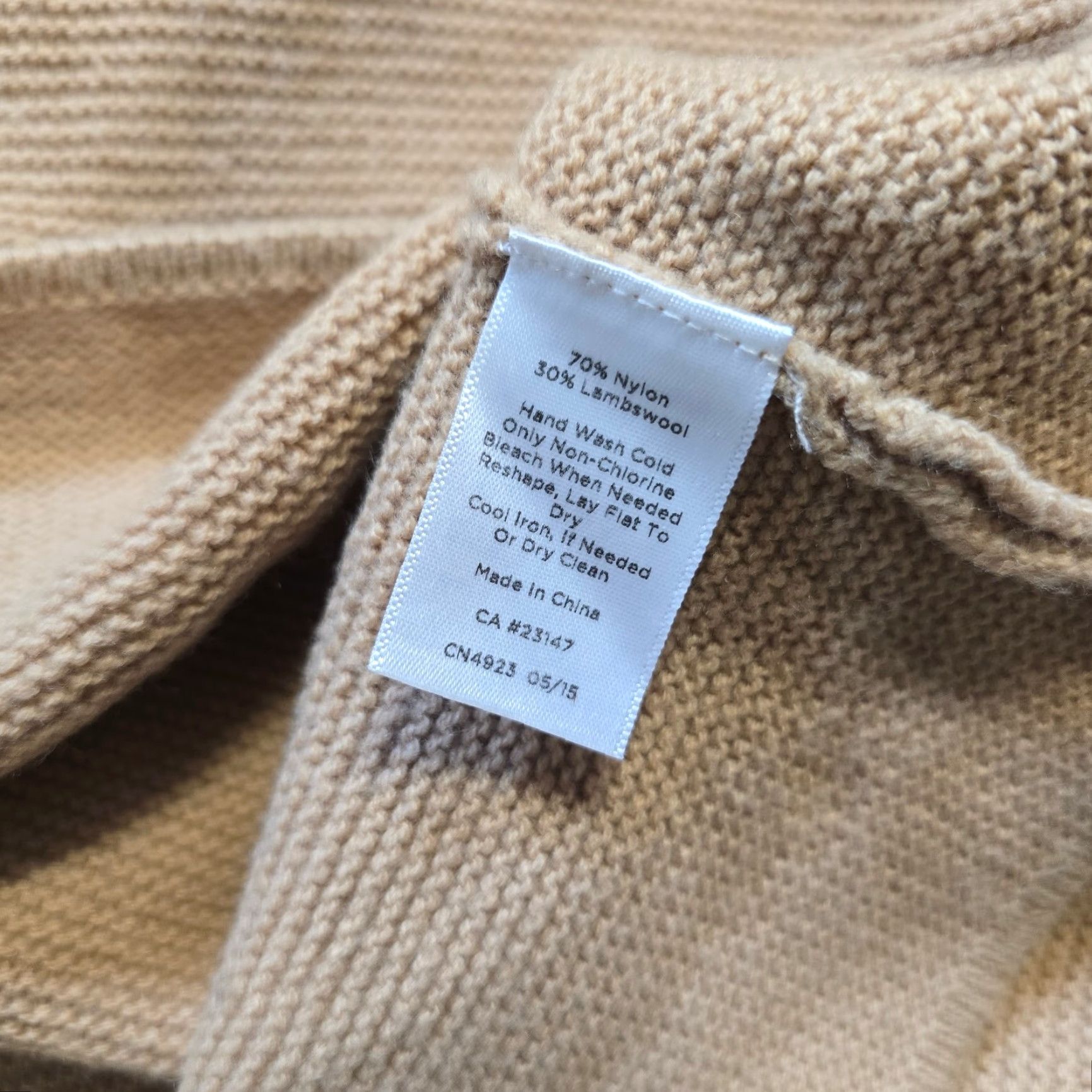 Talbots Talbots Sweater Women Large Beige Wool Blend Cable Knit Sleeve Casual Top Basic Size L / US 10 / IT 46 - 7 Thumbnail