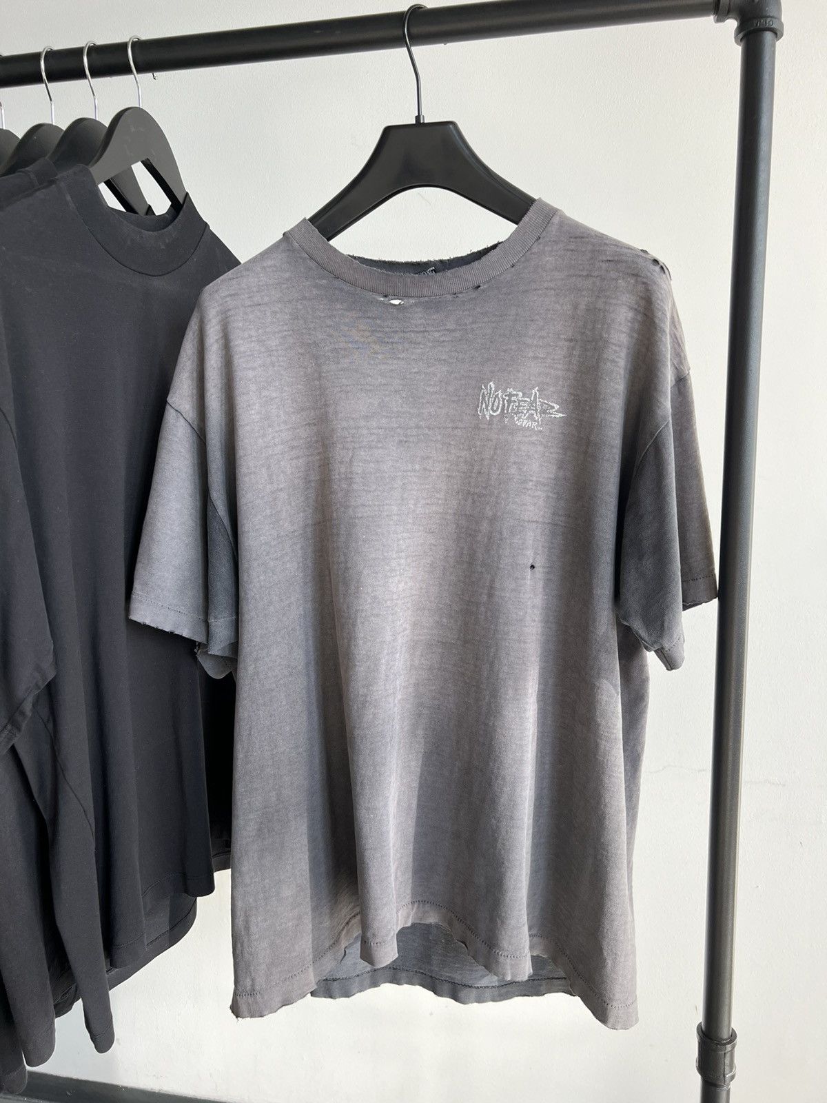 Vintage Vintage Thrashed Single Stitch No Fear Tee Size US XL / EU 56 / 4 - 3 Thumbnail
