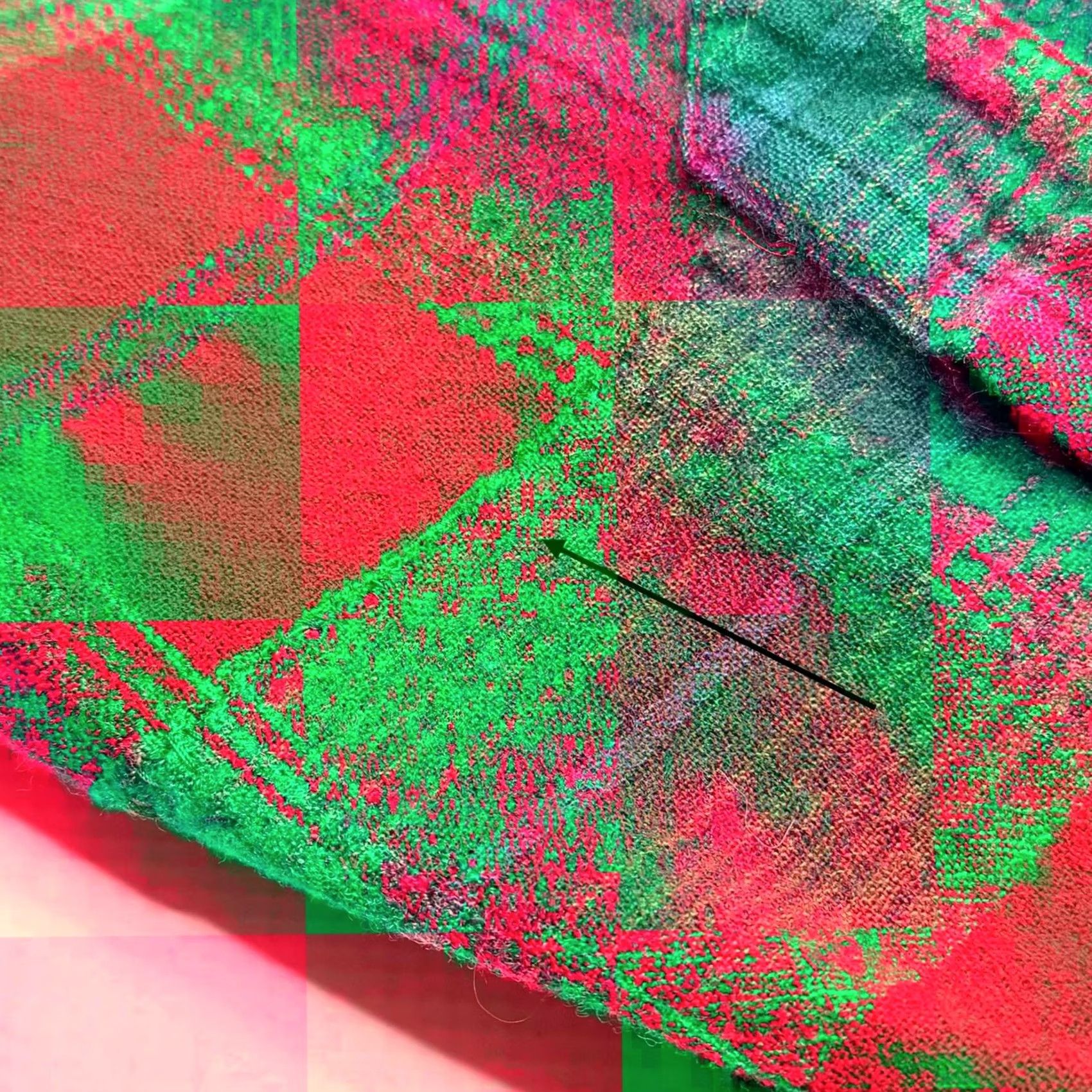 Pendleton VINTAGE Pendleton Shirt Womens M Red Blue Plaid Wool Western Snap Front 70s Size M / US 6-8 / IT 42-44 - 7 Thumbnail