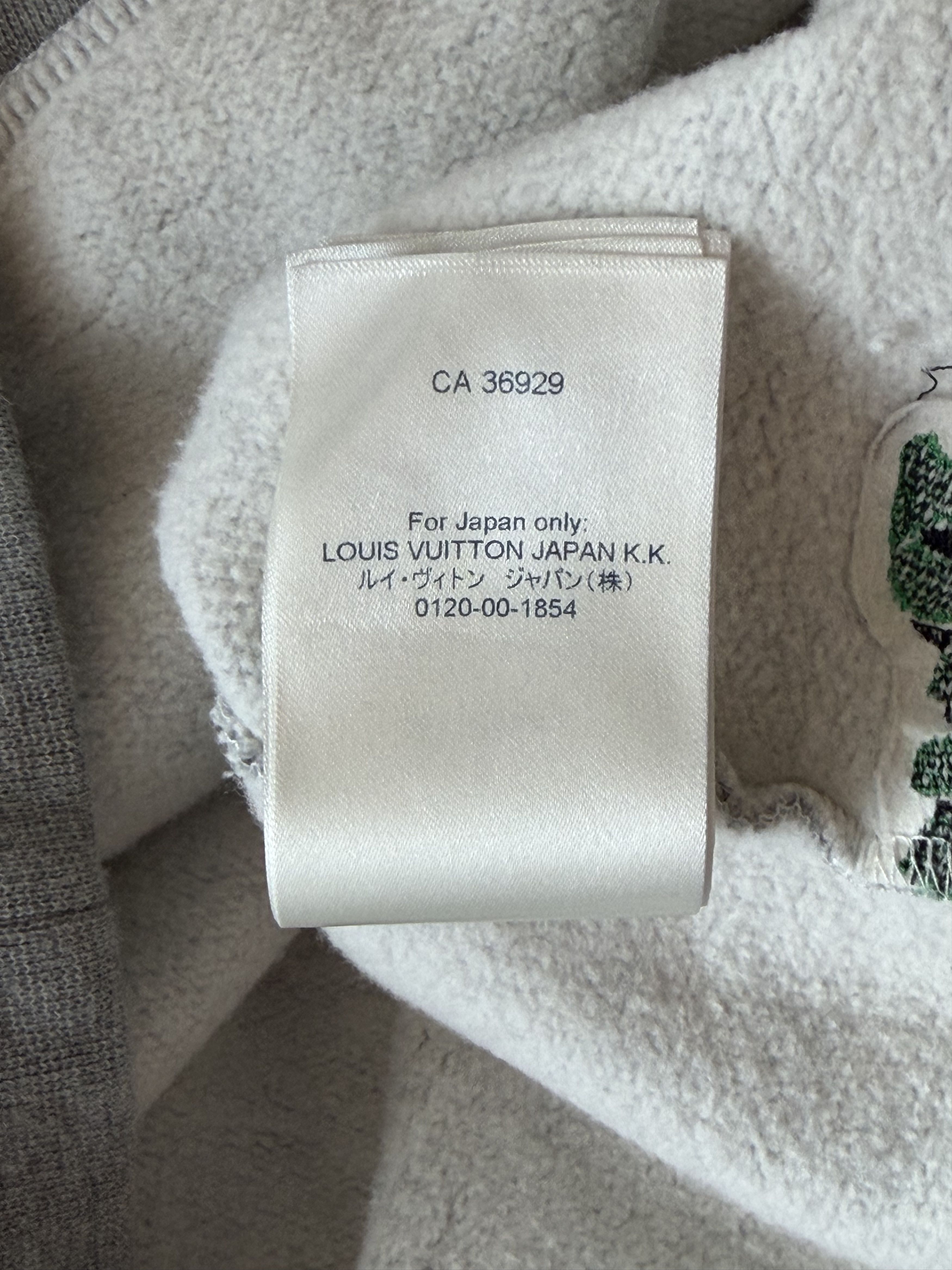 Louis Vuitton Louis Vuitton Grey Purist Vs. Tourist Tuffetage Hoodie Size US L / EU 52-54 / 3 - 8 Thumbnail