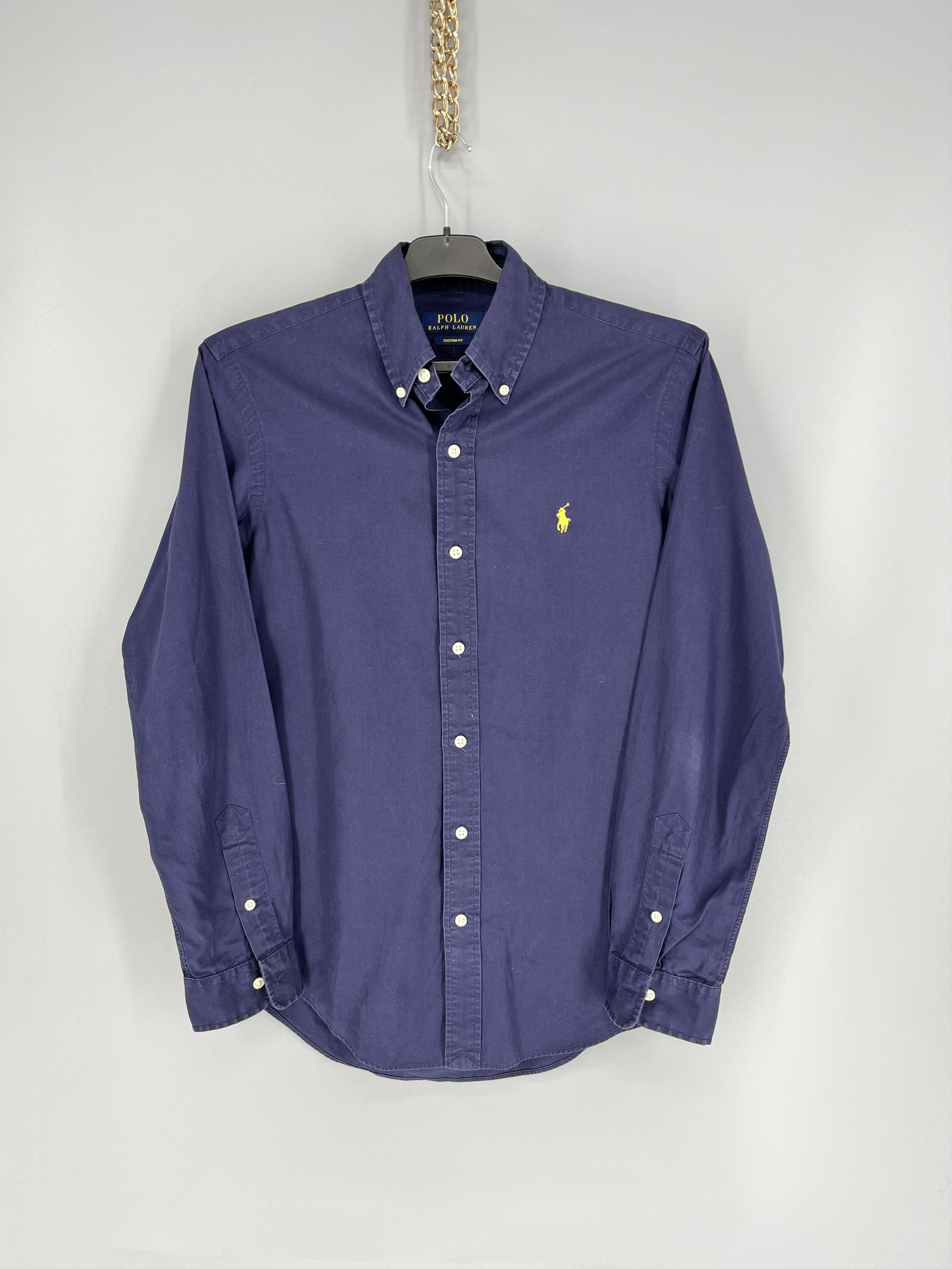 Polo Ralph Lauren Vintage Navy Shirt Polo Ralph Lauren Size M Rare Size US XS / EU 42 / 0 - 1 Thumbnail