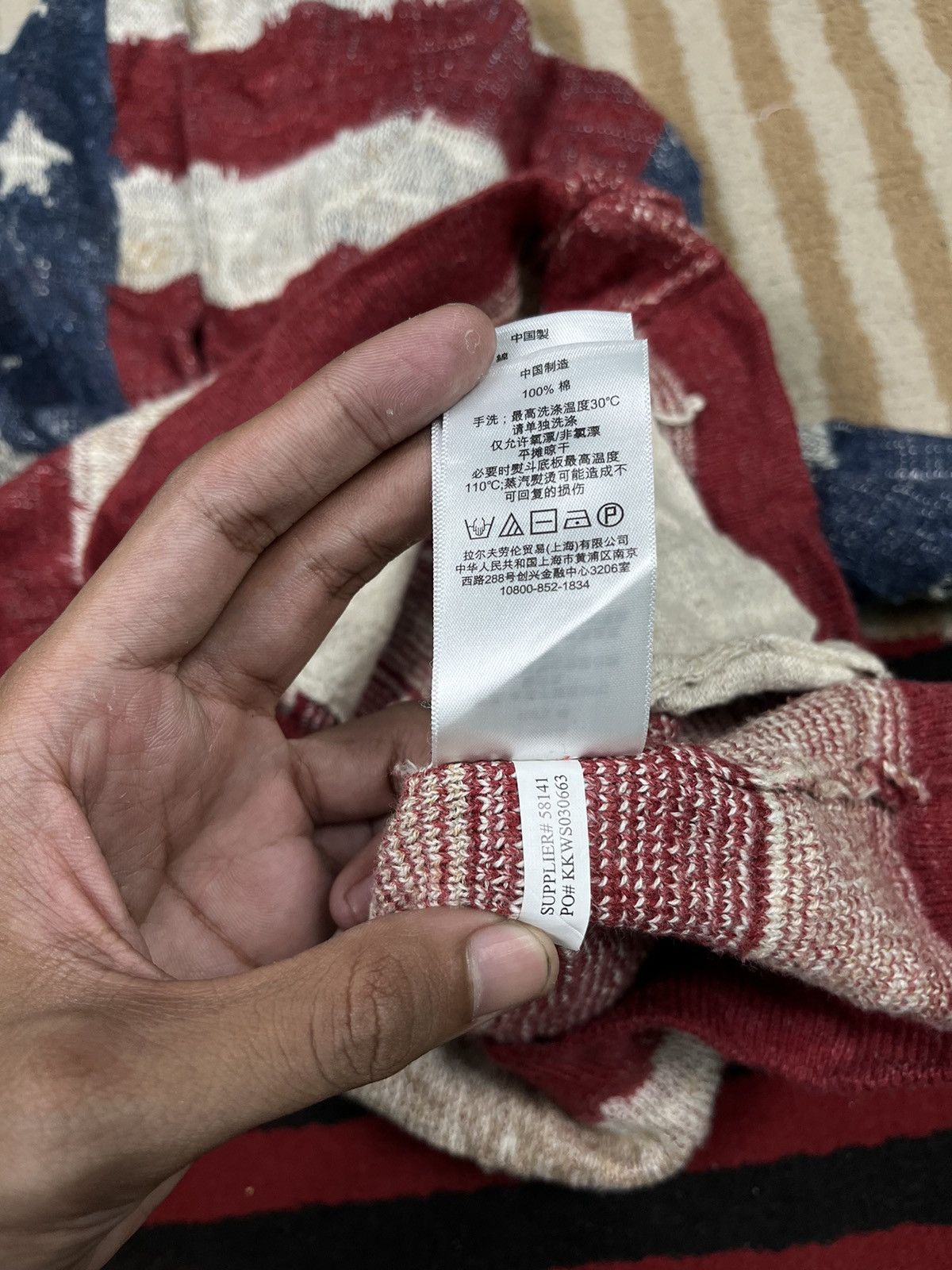 Denim & Supply Ralph Lauren Denim & Supply Ralph Lauren American Flag Knit Size US XS / EU 42 / 0 - 10 Thumbnail