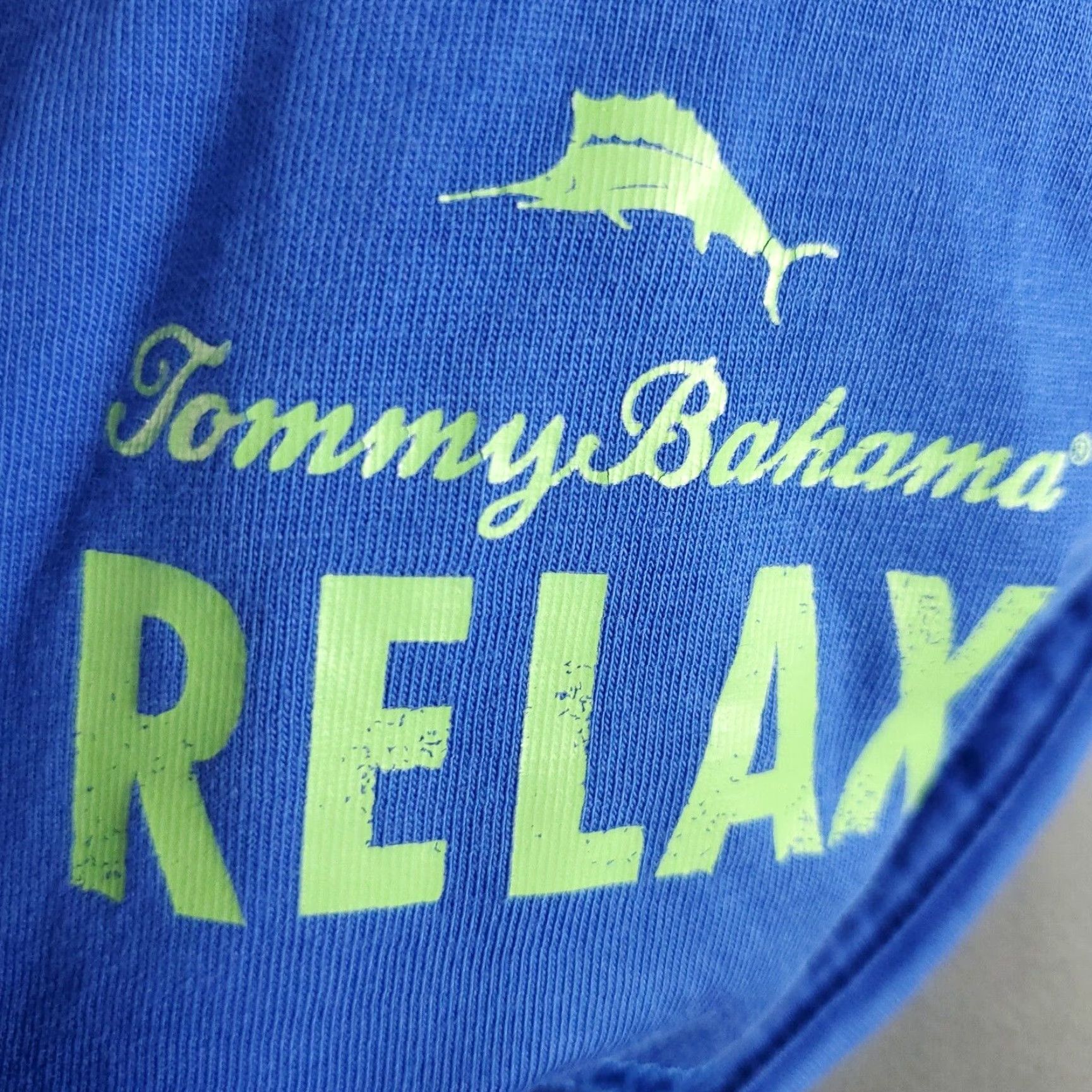 Tommy Bahama VINTAGE Tommy Bahama Polo Shirt Mens 3XL Short Sleeve Casual Blue Cotton Blend Mens Size US XXL / EU 58 / 5 - 7 Thumbnail