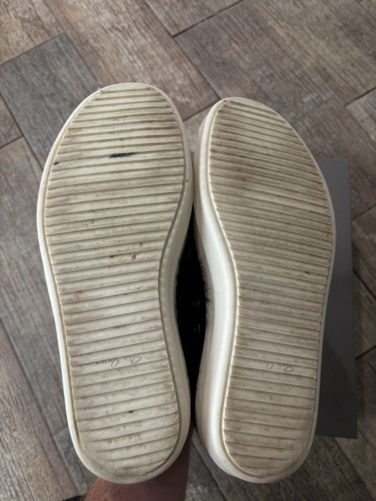 Rick Owens Black Pony Hair Low Ramones Size US 8.5 / EU 41-42 - 5 Thumbnail