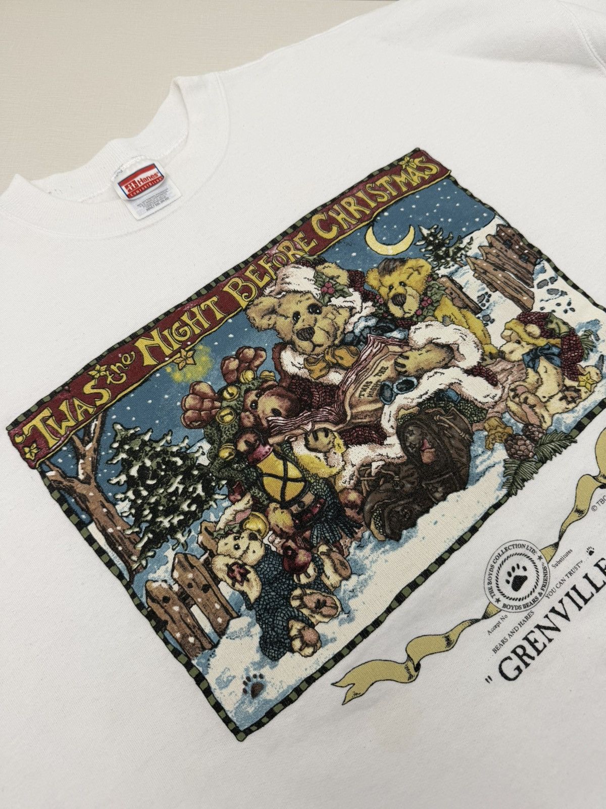 Hanes Vintage 1998 “Twas The Night Before Christmas” Crewneck XXL Size US XXL / EU 58 / 5 - 11 Thumbnail