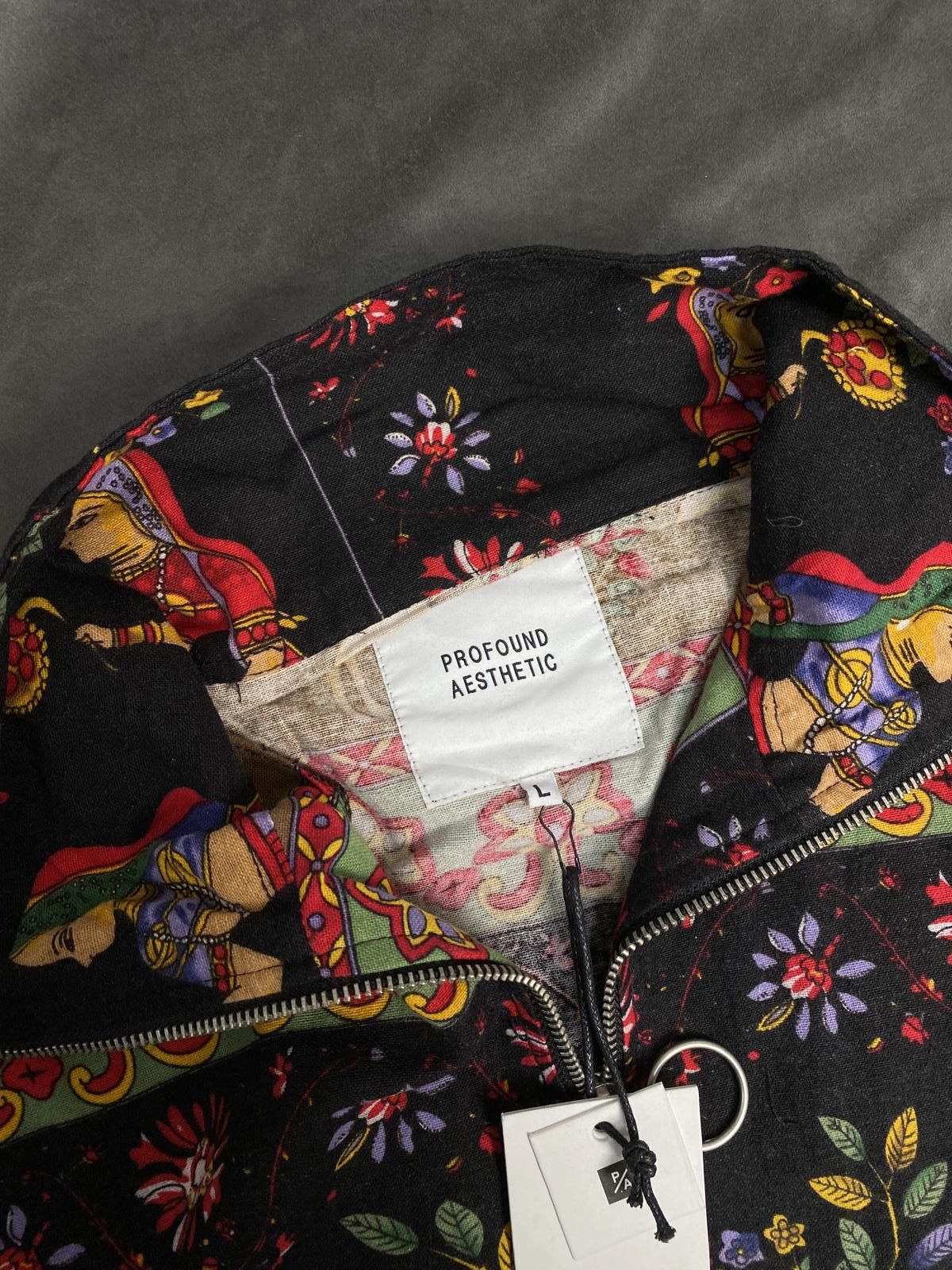 Profound Aesthetic Profound Aesthetic Flower Girl Lightweight Black Jacket L Size US L / EU 52-54 / 3 - 2 Thumbnail