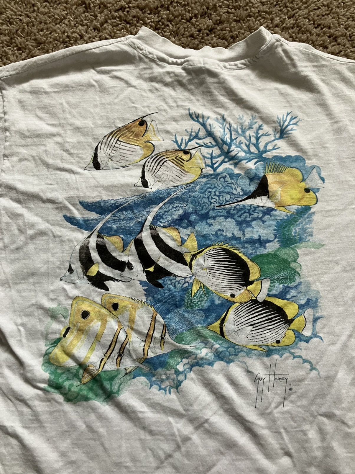 Guy Harvey Vintage Guy Harvey Tee. Size US XL / EU 56 / 4 - 5 Thumbnail