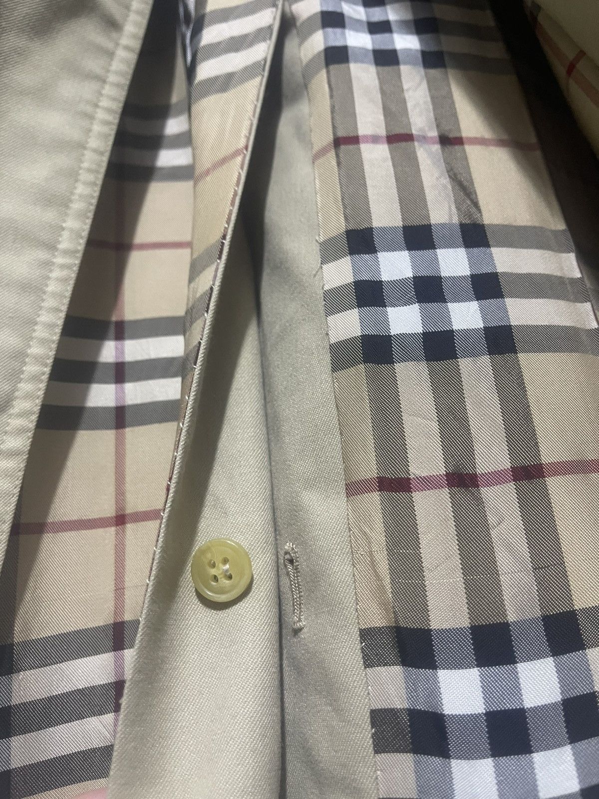 Burberry × Burberry Prorsum × Vintage VINTAGE BURBERRYS TRENCH COAT NOVA CHECK BEIGE Size US XL / EU 56 / 4 - 15 Thumbnail