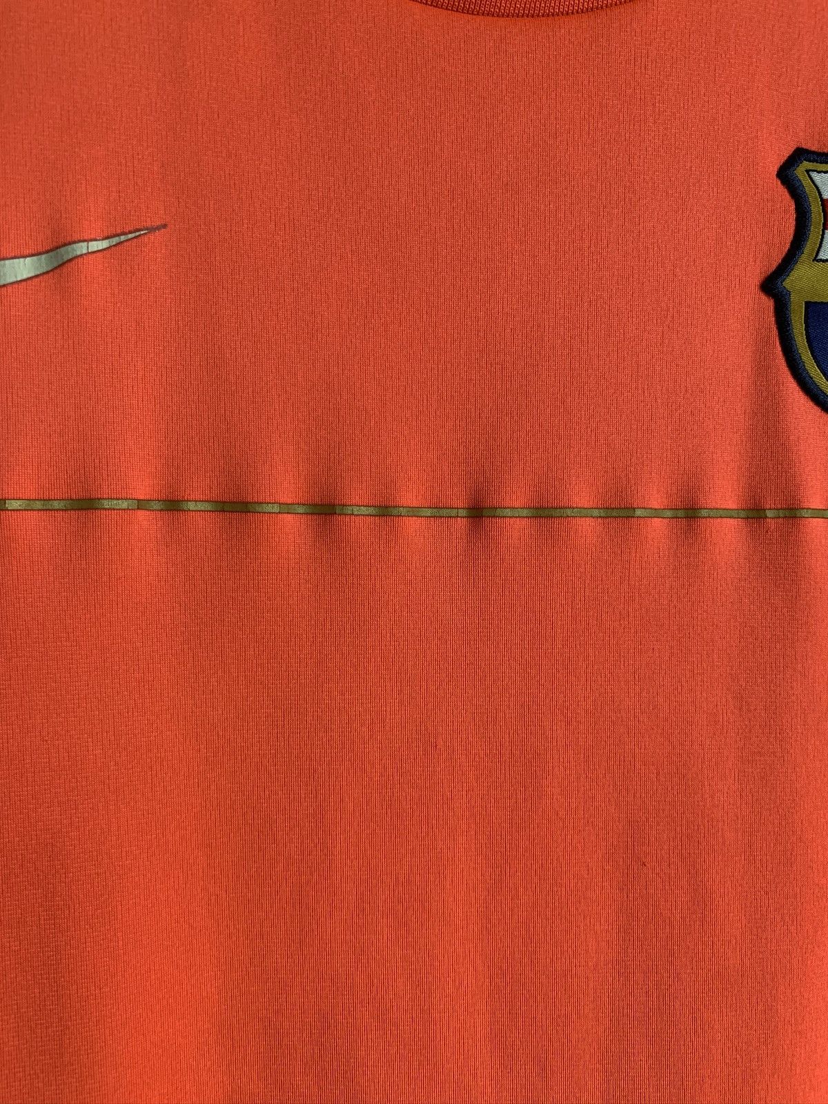 Nike Barcelona 2008 Training Football Shirt Nike Orange Soccer M Size US M / EU 48-50 / 2 - 6 Thumbnail