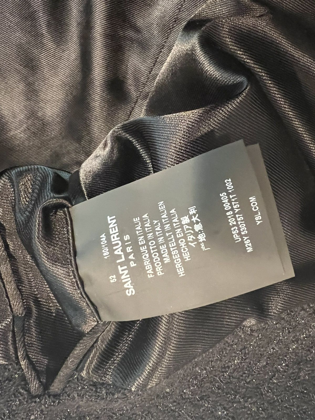 Saint Laurent Paris Saint Laurent sparkling overcoat. 52/42. $3650 Size US L / EU 52-54 / 3 - 11 Thumbnail