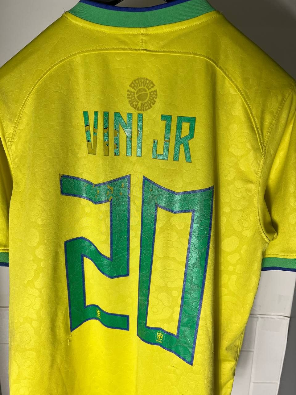 Vintage VERY RARE NIKE BRAZIL VINI 20 SOCCER JERSEY BLOKE Y2K RETRO Size US M / EU 48-50 / 2 - 11 Thumbnail