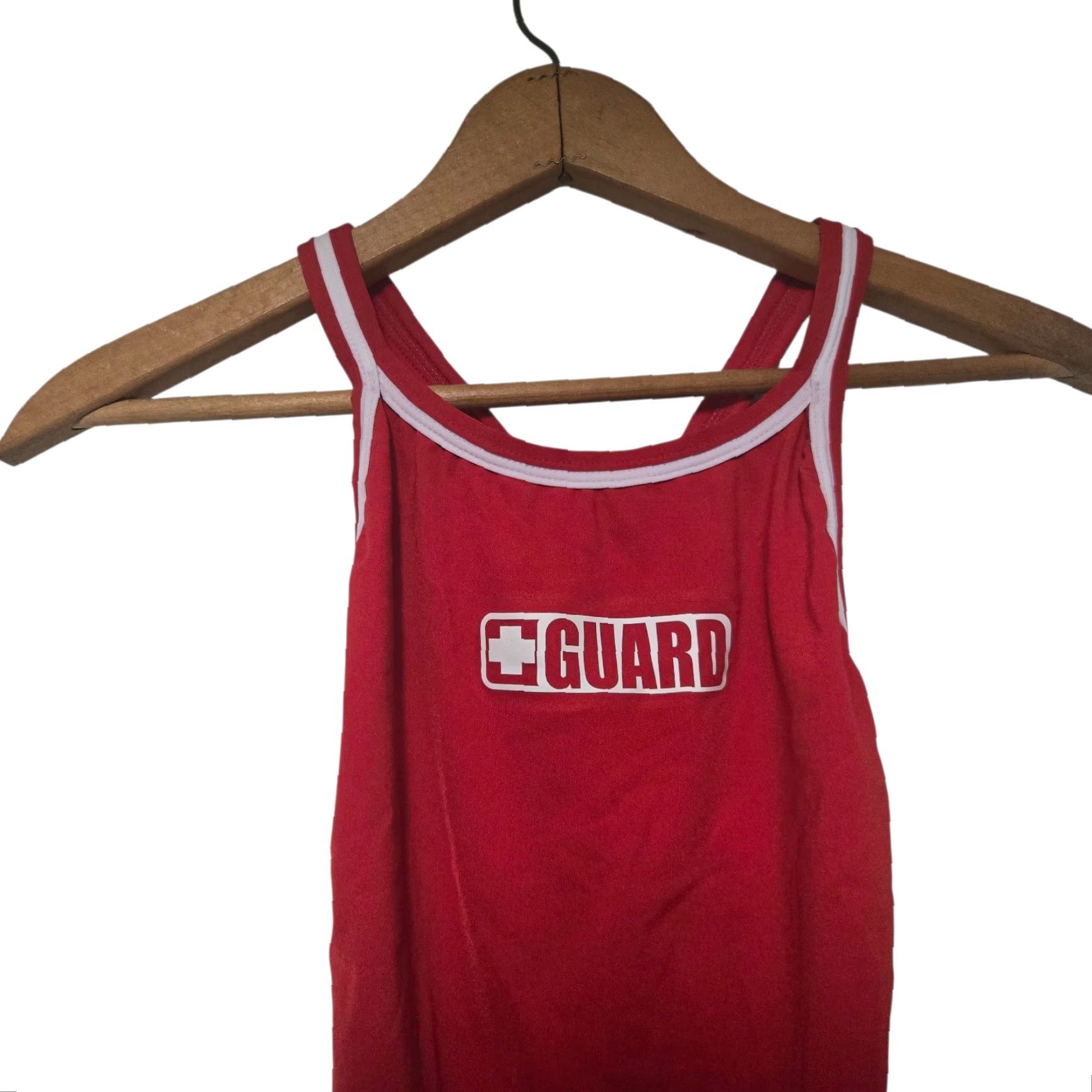 Vintage VINTAGE DOLFIN Lifeguard One Piece 32 Red White NWT Womens Guard DBX Back 1-Piece Size XXS / US 00 / IT 34 - 3 Thumbnail