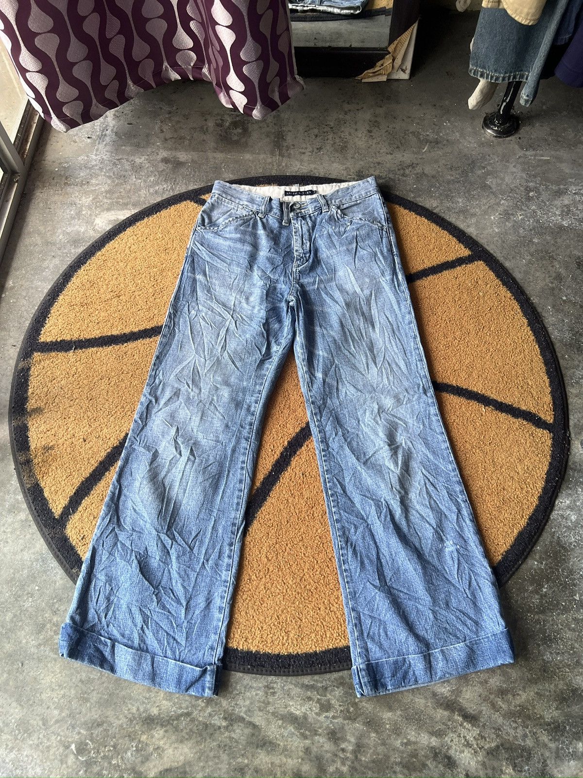 Ralph Lauren 🔥Ralph Lauren Wide Leg Denim Size 28" / US 6 / IT 42 - 2 Thumbnail