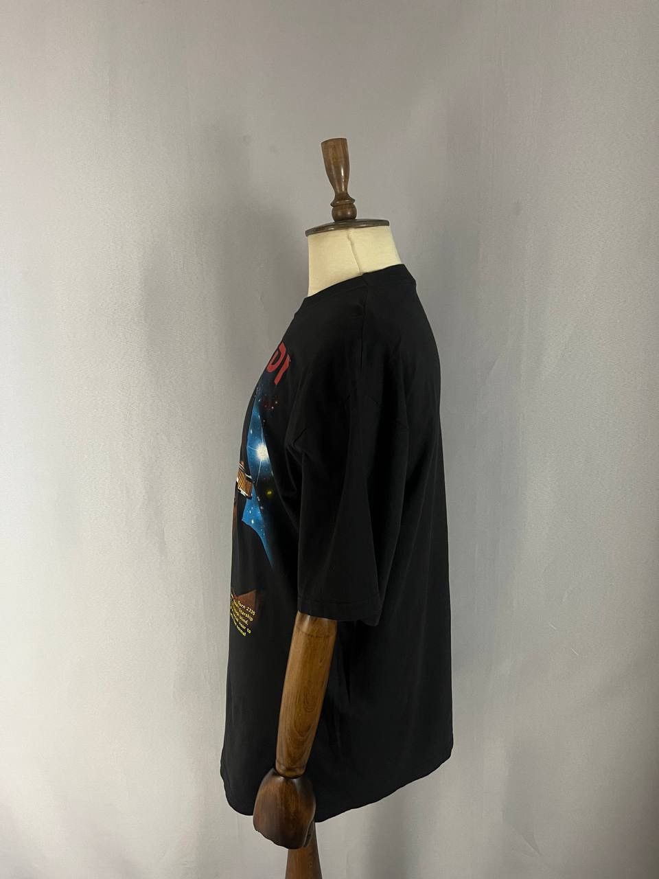 Vintage Star Trek Geordi Movie Tee T Shirt 1995 Vintage Black Size US XL / EU 56 / 4 - 6 Thumbnail