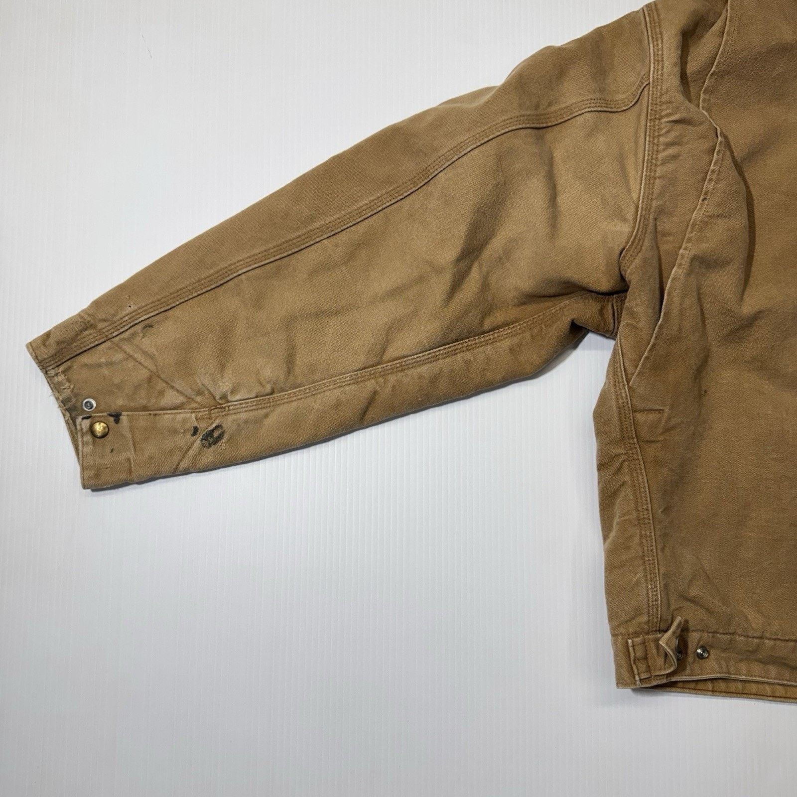 Carhartt CARHARTT J01 Detroit Lined Jacket Size 50 Reg Made in USA Size US XXL / EU 58 / 5 - 7 Thumbnail