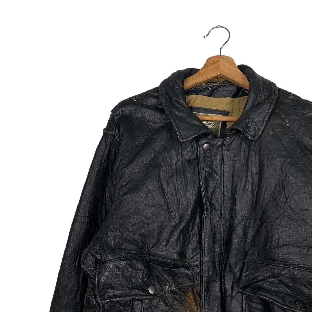 Japanese Brand Vintage Commander Aviator Leather Jacket Size US M / EU 48-50 / 2 - 6 Thumbnail