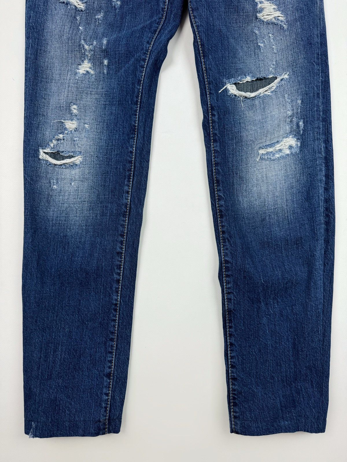 Dsquared2 Dsquared2 Anchor Distressed Jeans Made in Italy Size US 32 / EU 48 - 2 Thumbnail