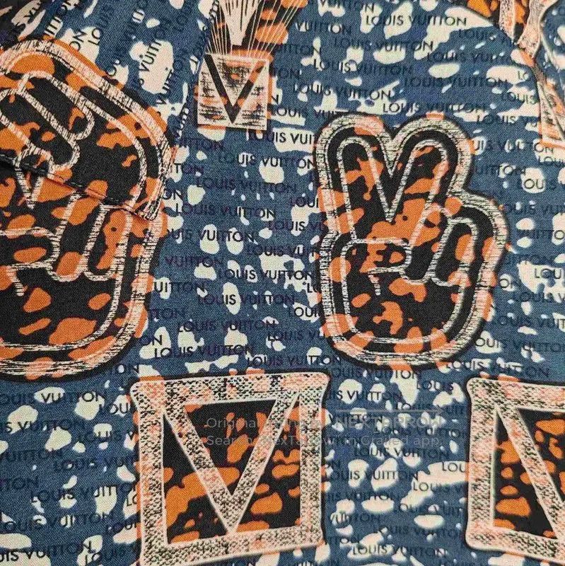 Louis Vuitton Louis Vuitton Brown Cotton Men's Shirt XL . Size US XL / EU 56 / 4 - 4 Thumbnail