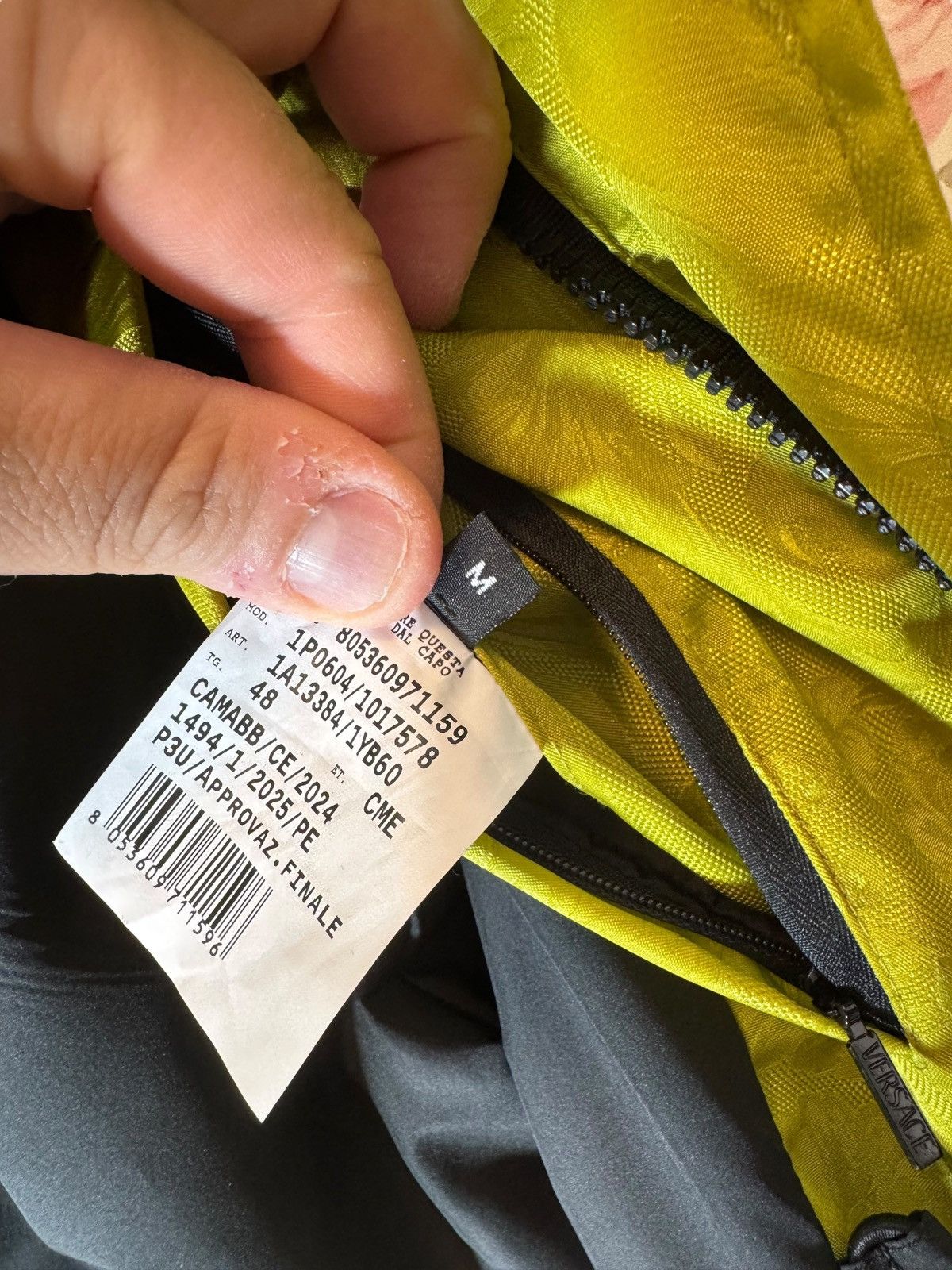 Versace Versace Milano Yellow Baroque Jacket – Size 48 (M) Size US M / EU 48-50 / 2 - 4 Thumbnail