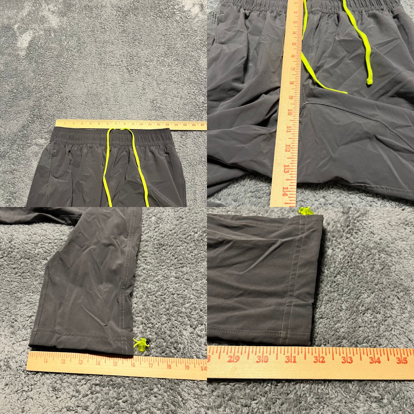 Under Armour Under Armour Pants Mens Medium Storm Vent Running Training Gray Lightweight Jogger Regular Mens Size US 31 - 8 Thumbnail