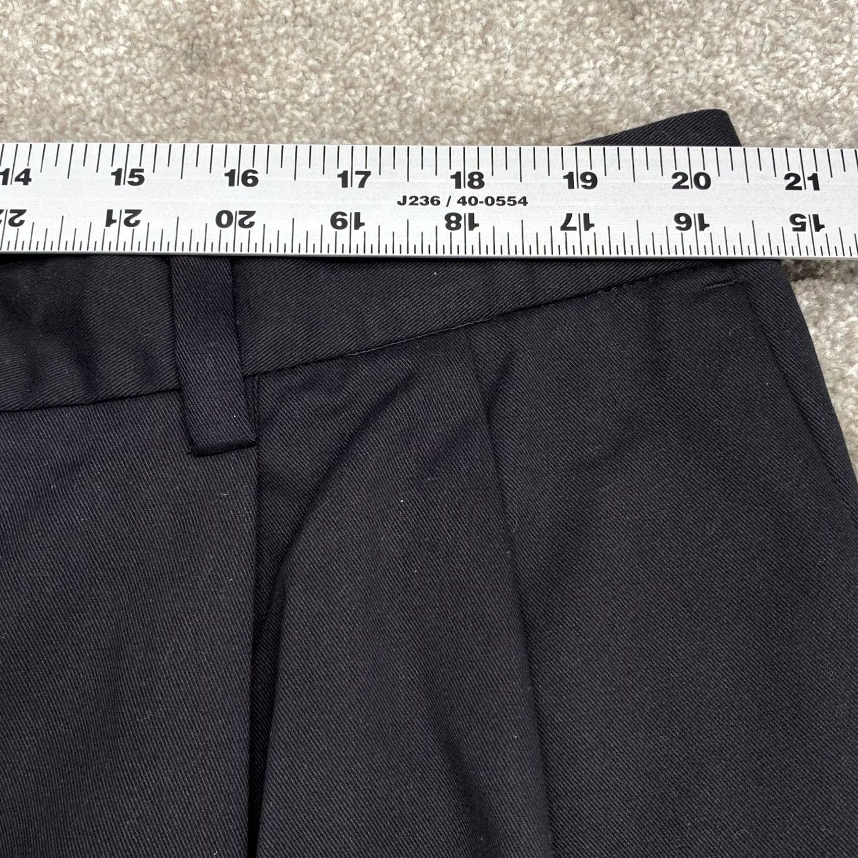 Arrow Arrow Pants Performance Chino Men 42x27 Blue Wrinkle Resistant Pleated Straight Rise Mid-Blue 42 Mens Pants Size US 42 / EU 58 - 5 Thumbnail