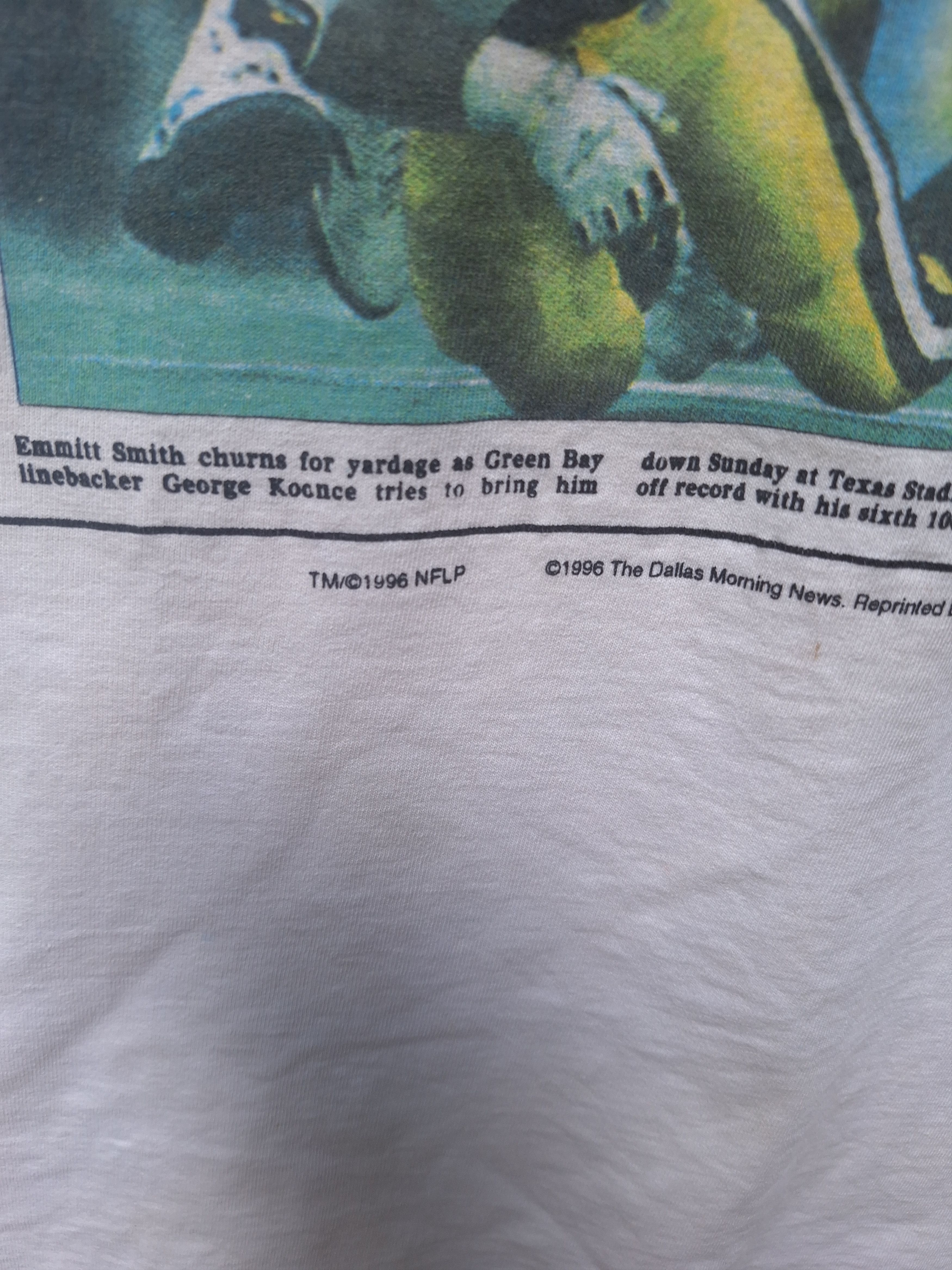 Band Tees × Vintage Dallas Cowboys newspaper print tee shirt Size US XL / EU 56 / 4 - 5 Thumbnail