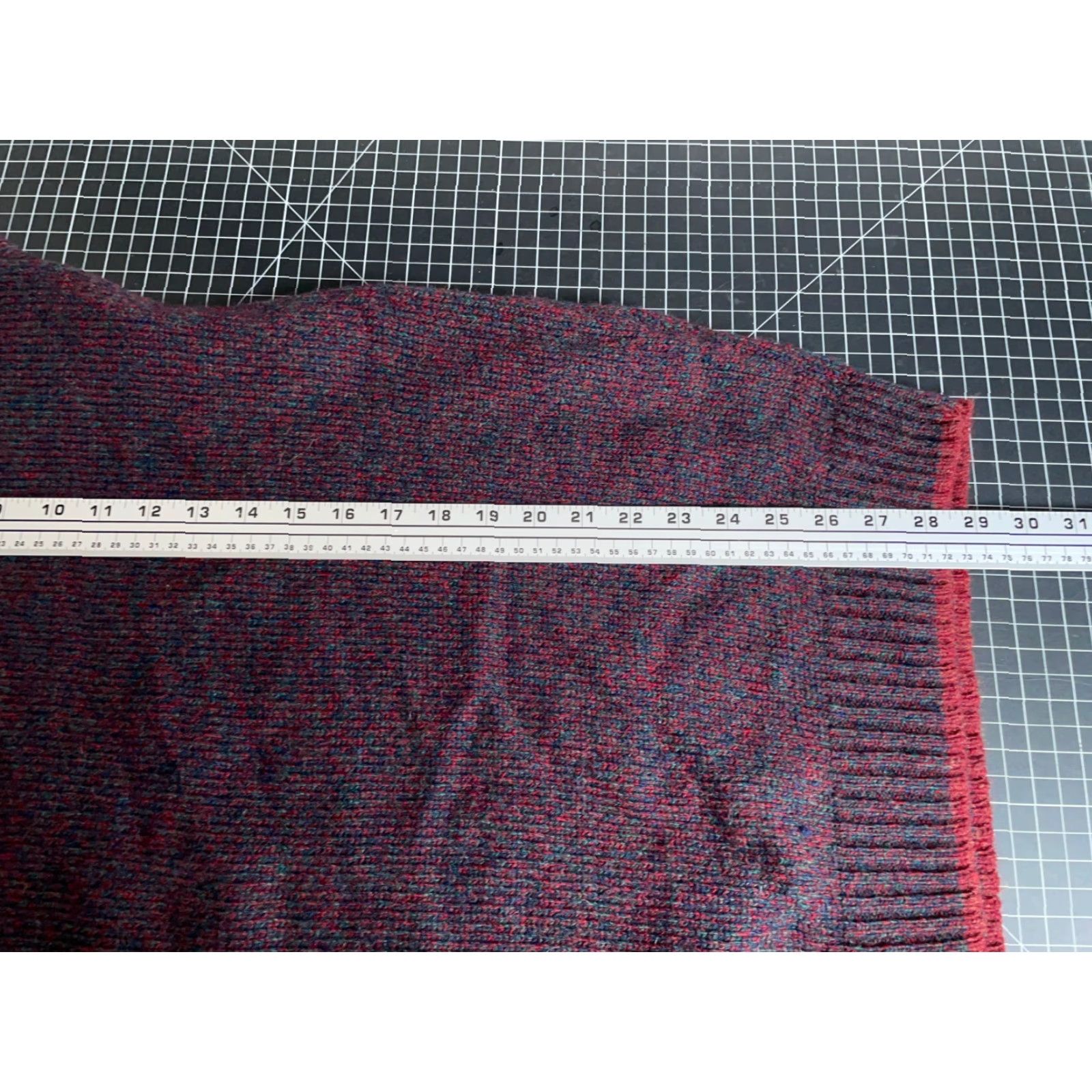 Vintage Woolrich Wool Blend Sweater Men's XL Dark Red Claret Chunky Knit Hand Framed Size US XL / EU 56 / 4 - 6 Thumbnail