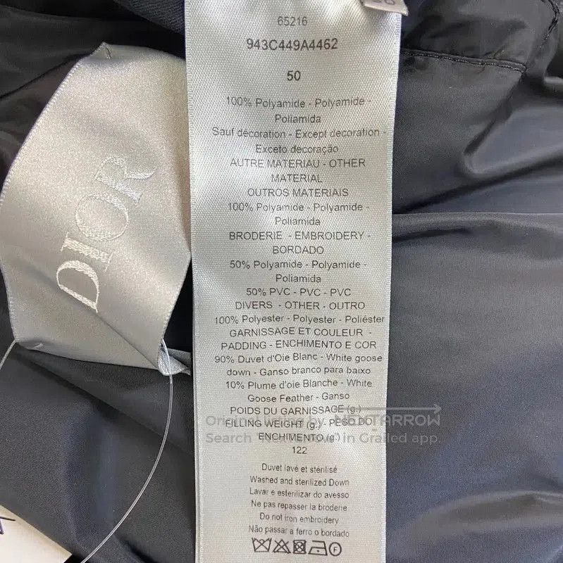Dior Dior XL Light Blue Nylon Puffer Jacket . Size XL / US 12-14 / IT 48-50 - 5 Thumbnail