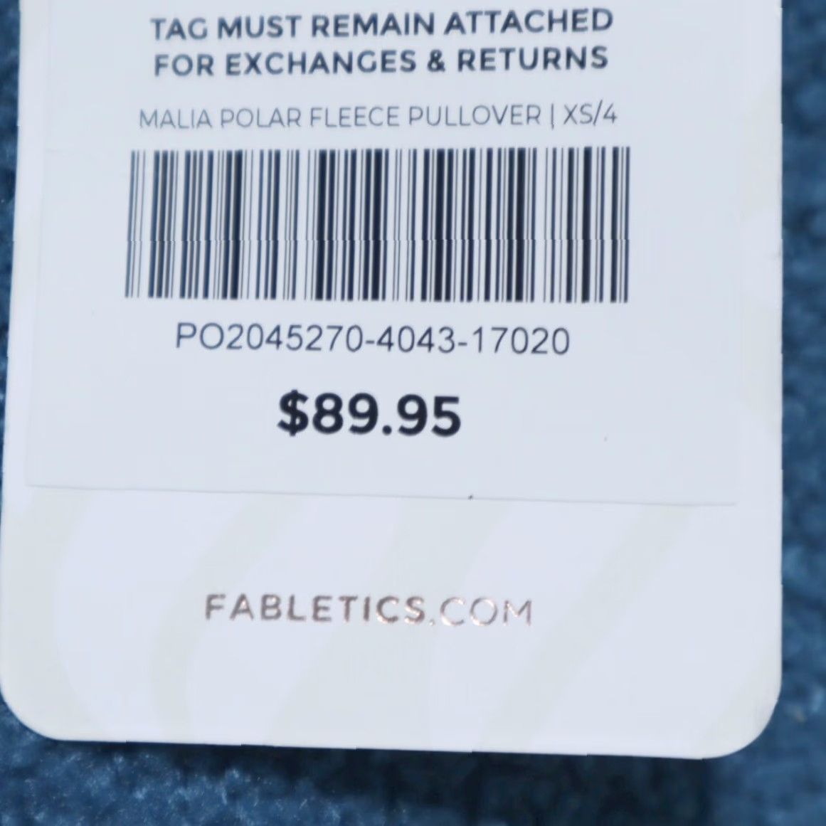 Fabletics Fabletics Malia Polar Fleece Pullover Sweatshirt Teal Women's XS Shirt Size XS / US 0-2 / IT 36-38 - 6 Thumbnail