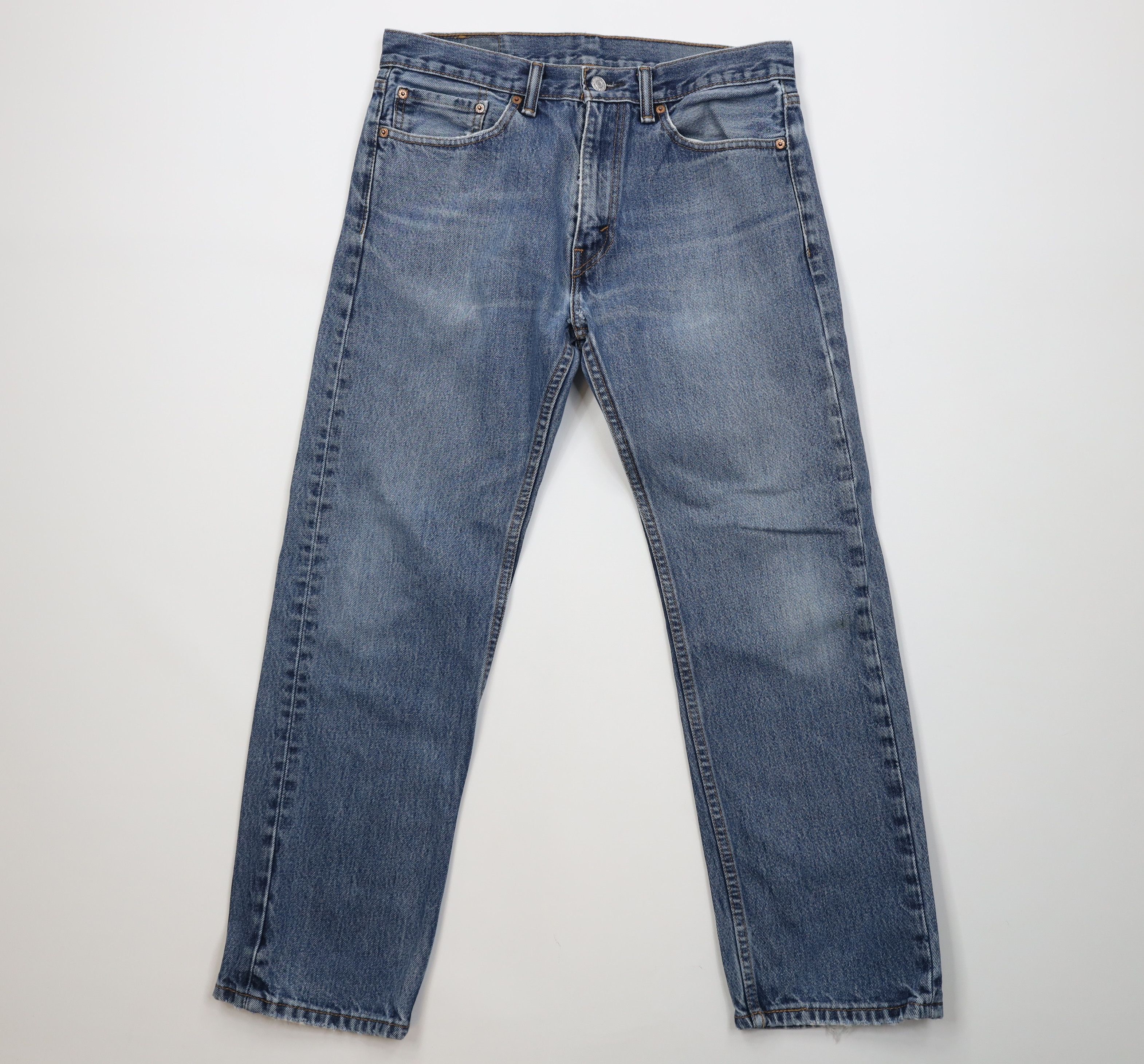 Levi's Vintage Y2K Levis 505 Regular Straight Leg Denim Jeans Size US 32 / EU 48 - 1 Thumbnail