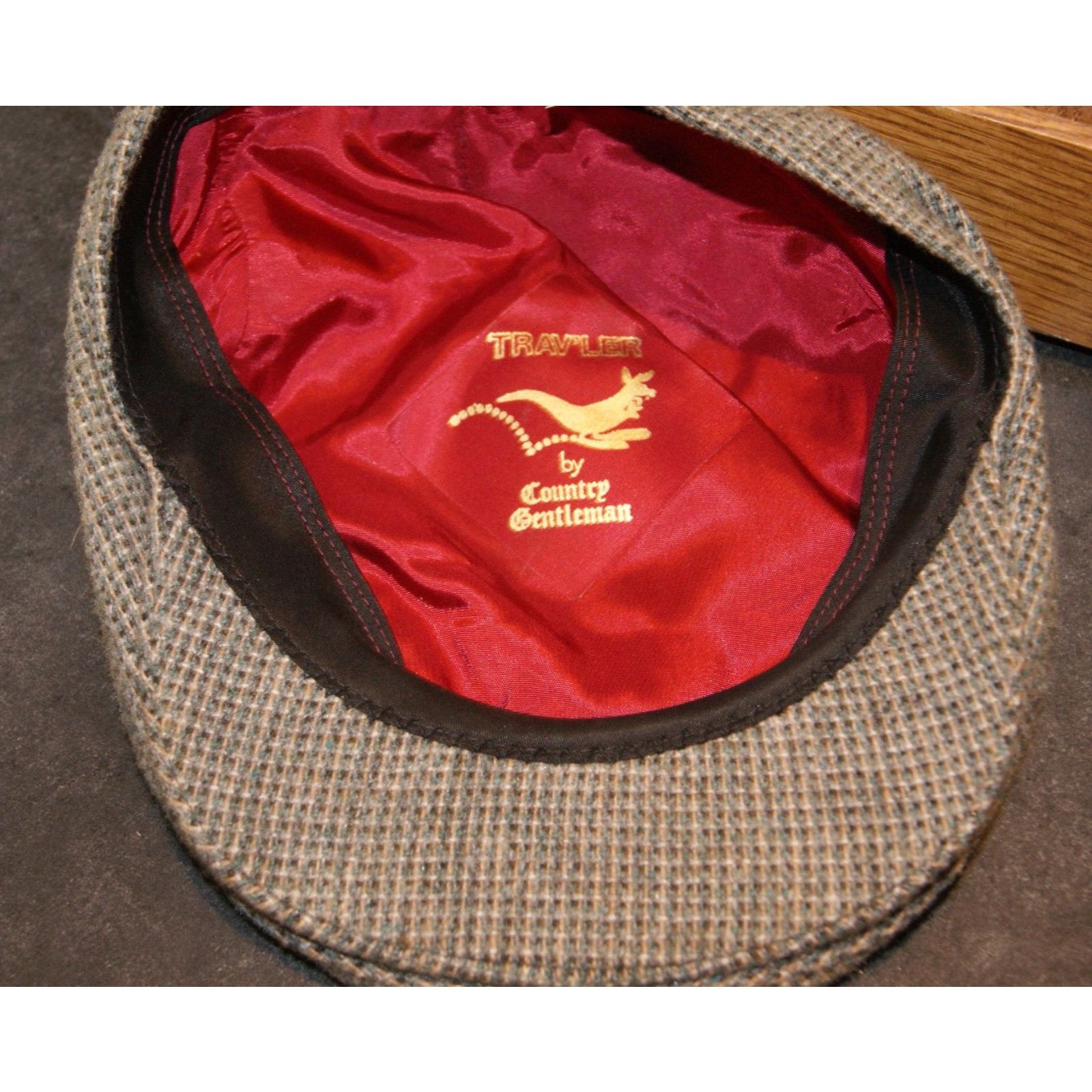 Vintage VTG Trav'ler Country Gentleman Newsboy Messenger Hat Cap USA Size ONE SIZE - 6 Thumbnail