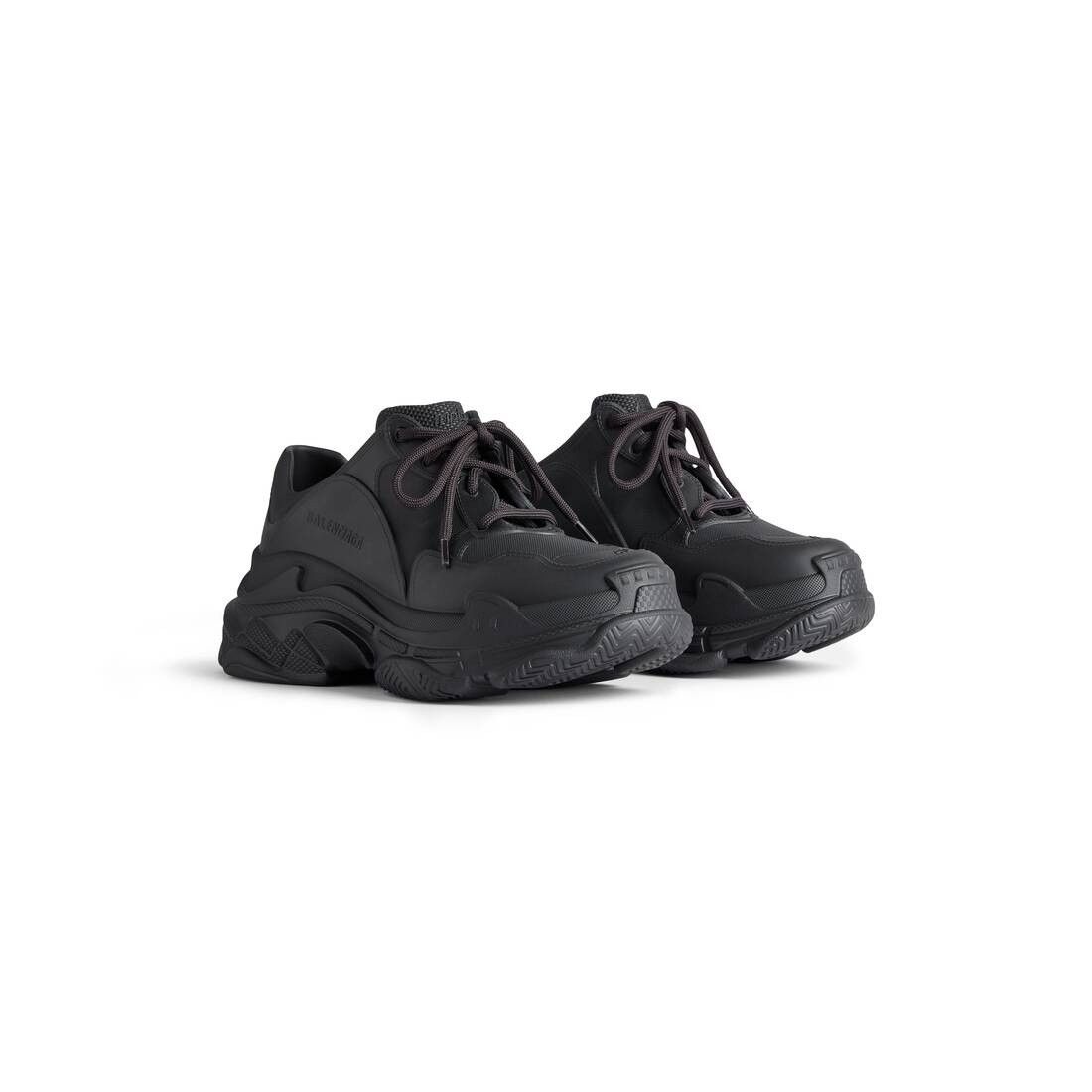 Balenciaga o1bcso1str1224 Triple S Mold Sneakers in Black Size US 9 / EU 42 - 2 Thumbnail