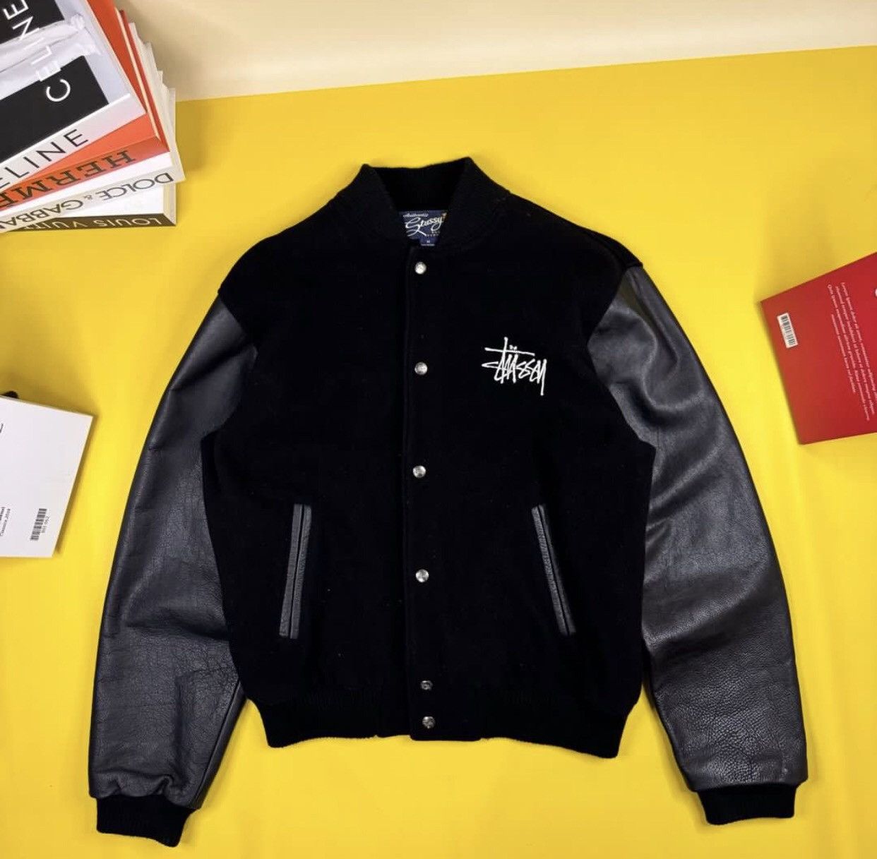 Stussy Stussy Irie Roots Wool Leather Varsity Jacket Size US M / EU 48-50 / 2 - 4 Thumbnail