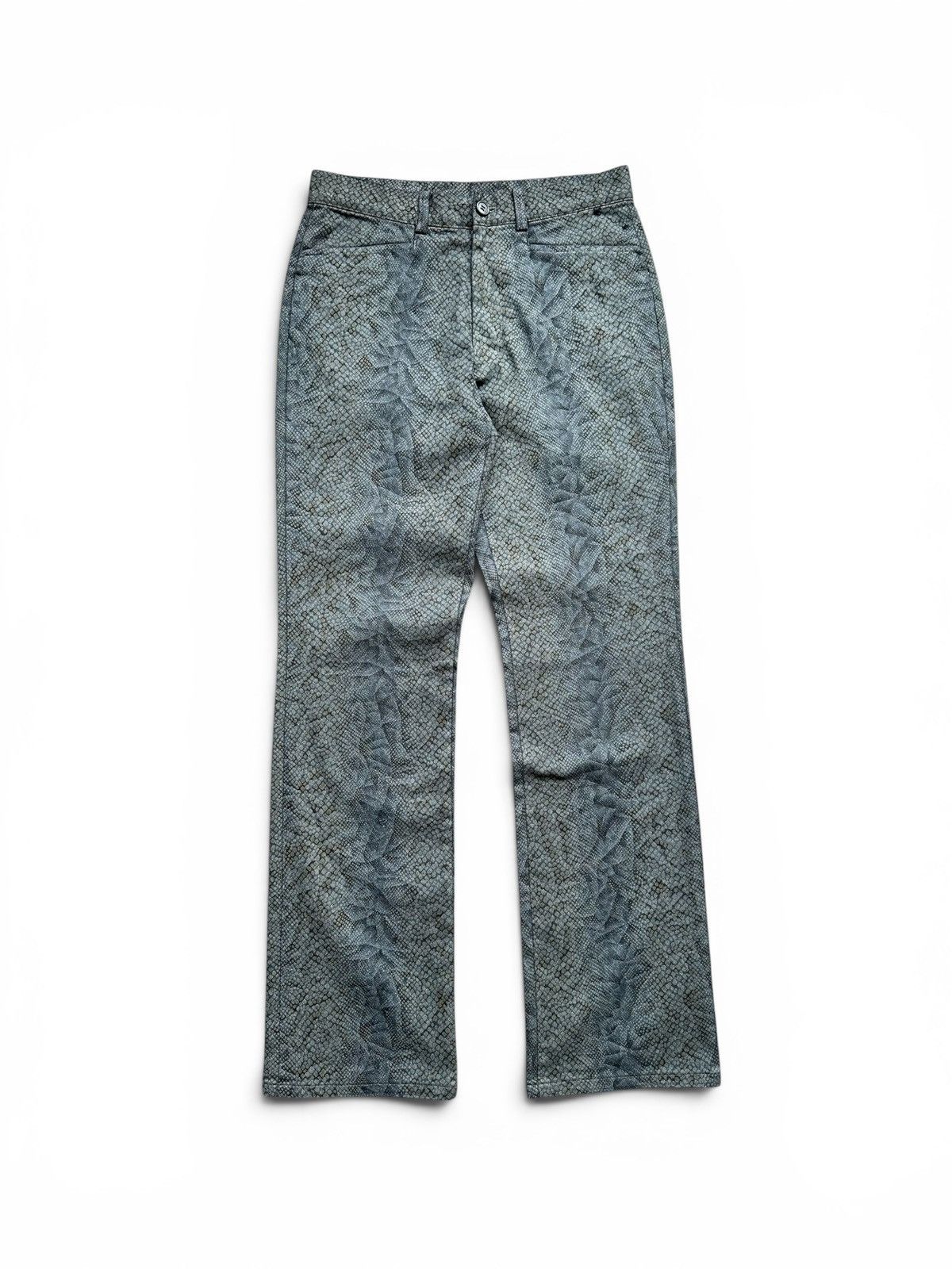 Pazzo 00's PAZZO snakeskin printed gothic pants Size US 30 / EU 46 - 2 Thumbnail