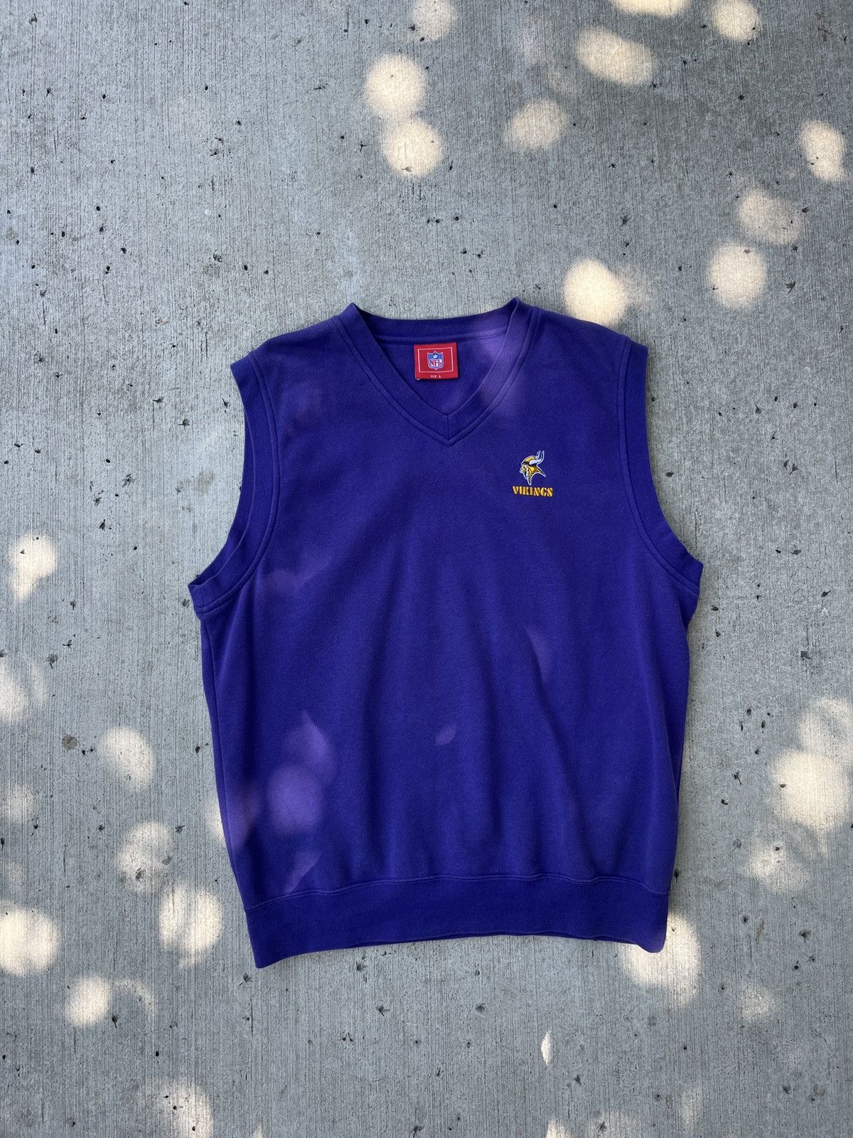 NFL vintage 90s NFL Minnesota Vikings sweater vest Size US L / EU 52-54 / 3 - 2 Thumbnail